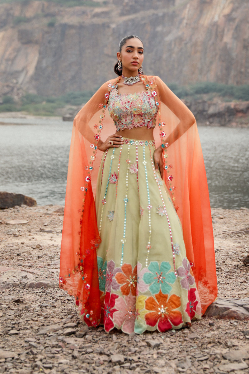 Bloom Lehenga Set
