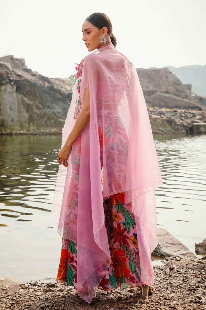 Bageecha Pink Garara Set