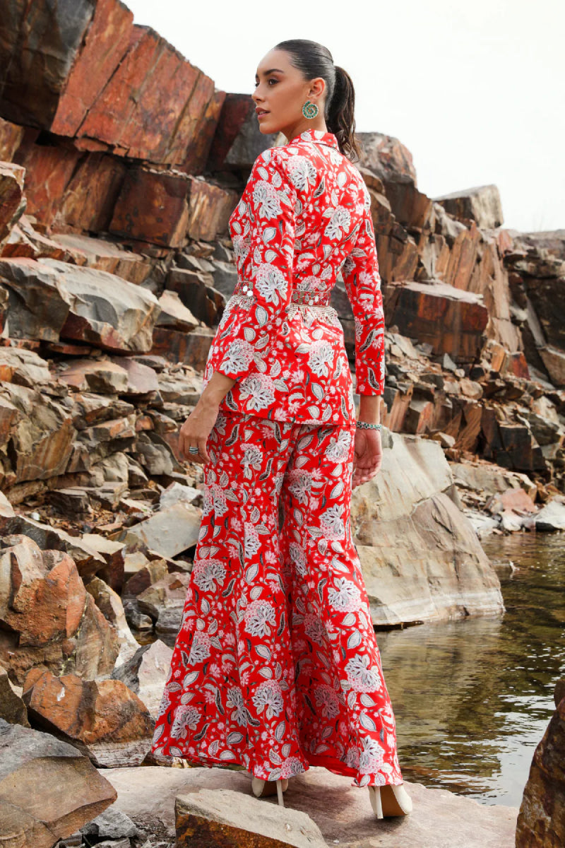 Antara Red Co-Ord Set