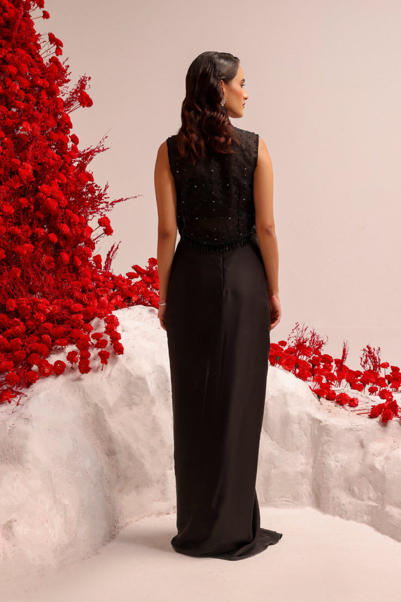 Galaxy cutwork jacket drape set