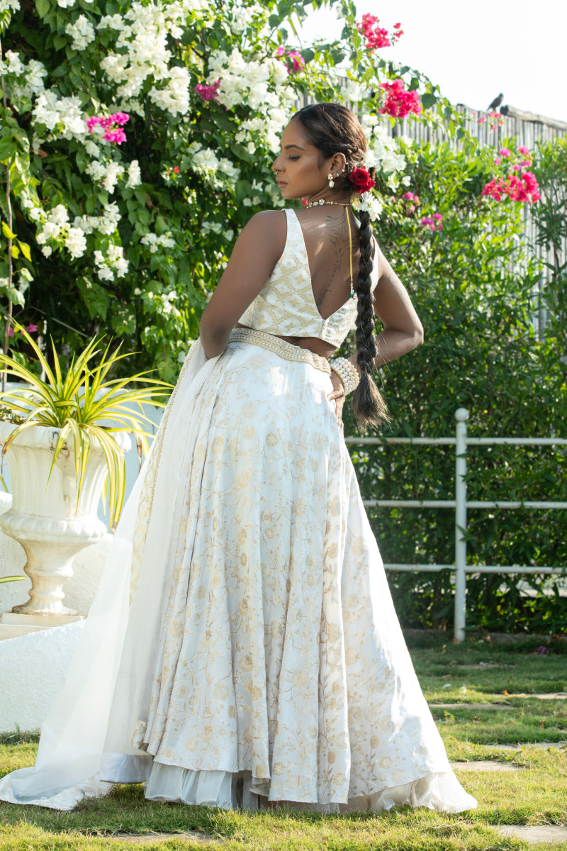 Chandini - Brocade Lehenga Set