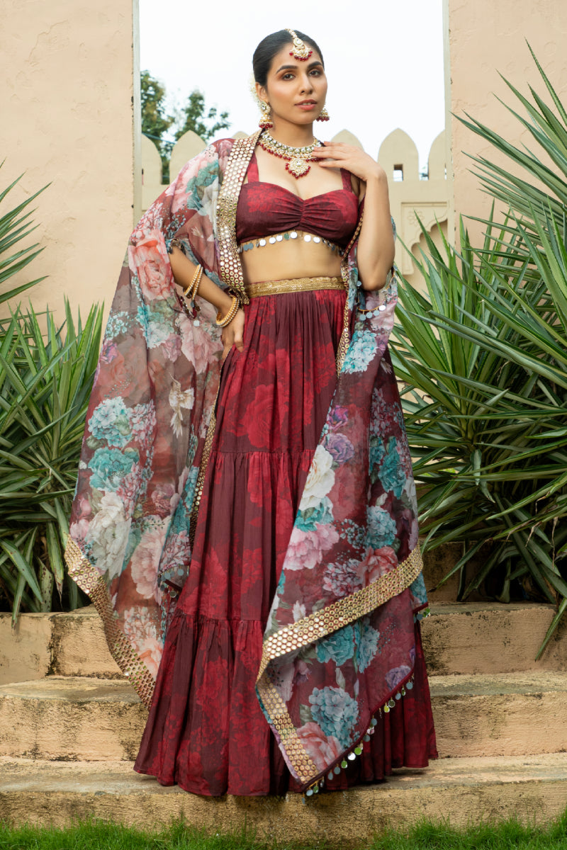 Aafia - Lehenga Set