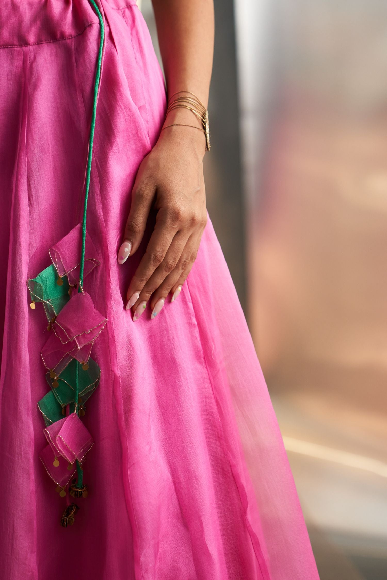 Mis'R Embroidered Organza Lehenga Set