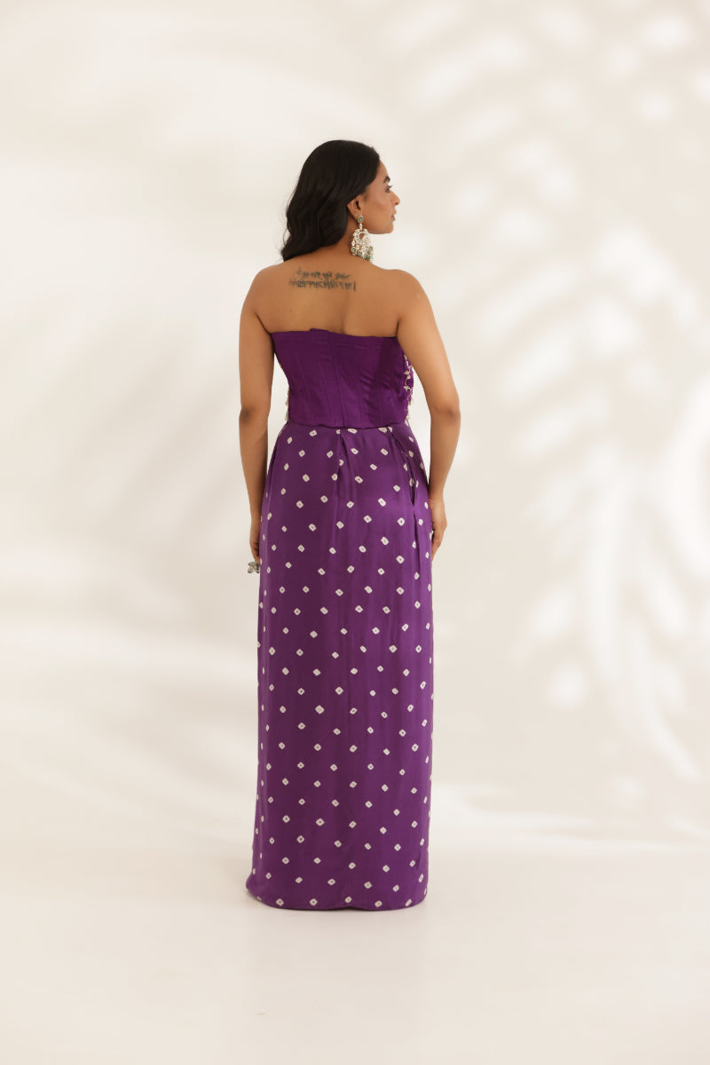 Drape Skirt with Corset