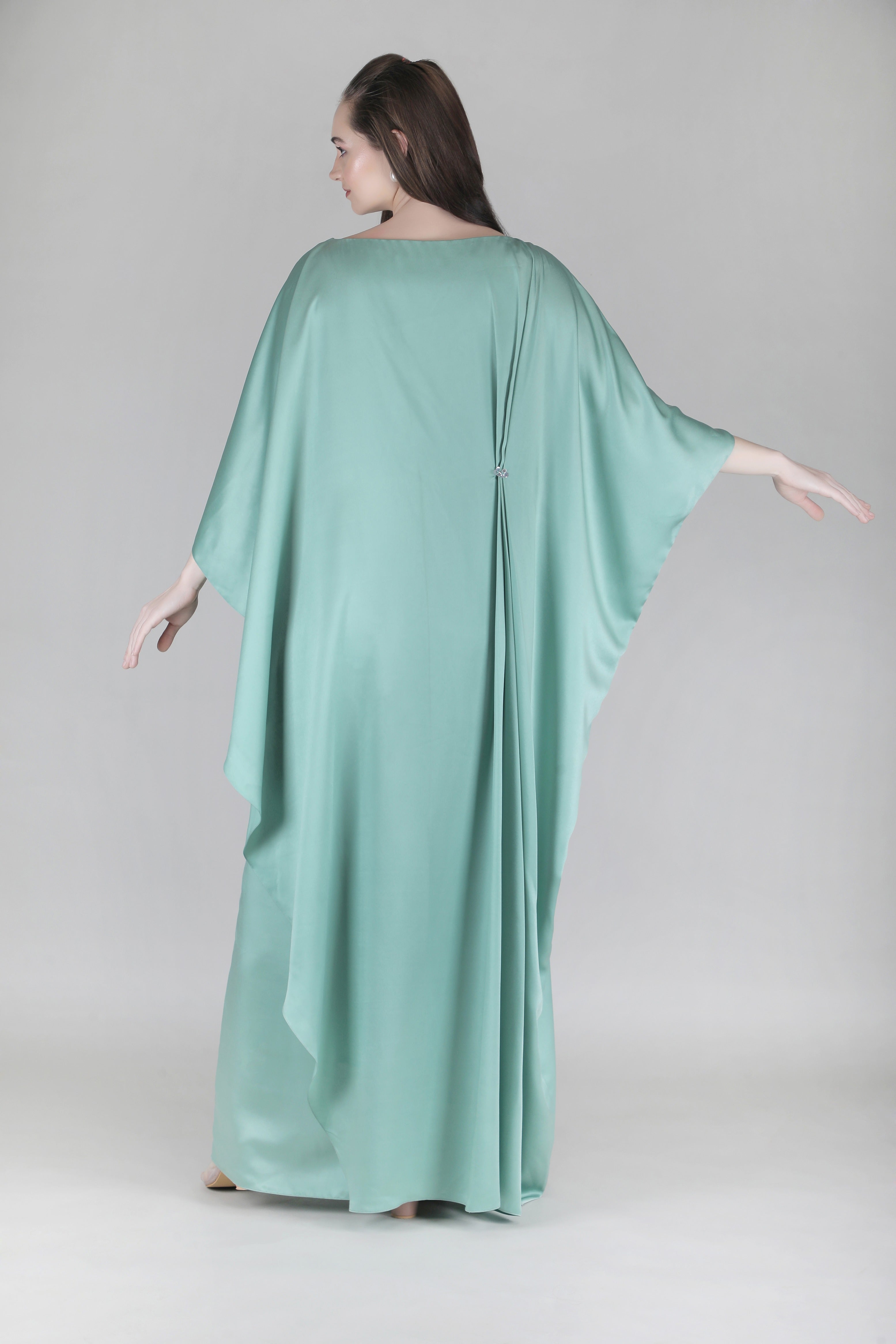 Jade Embellished Kaftan
