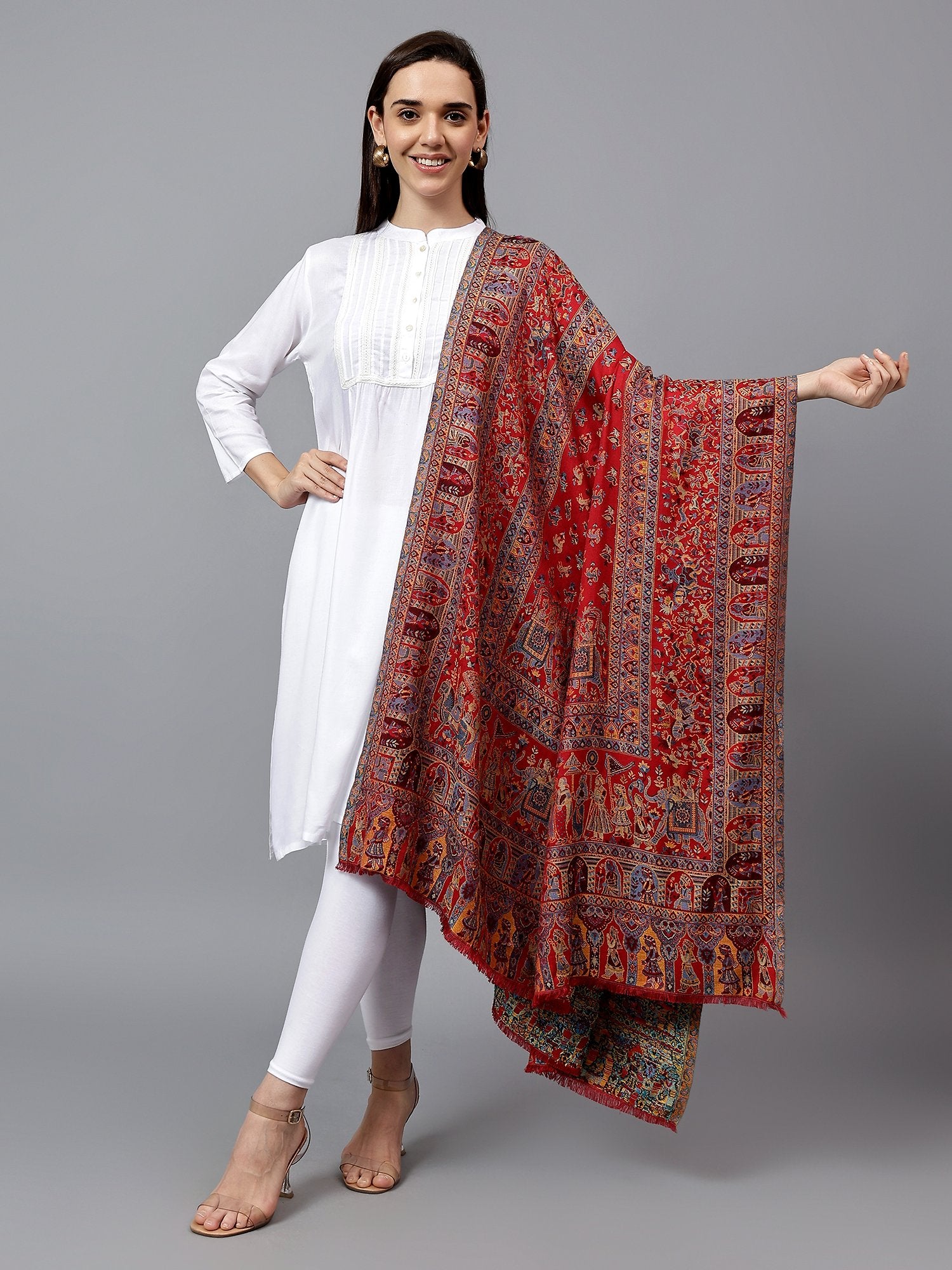 Women Fine Wool Shawl