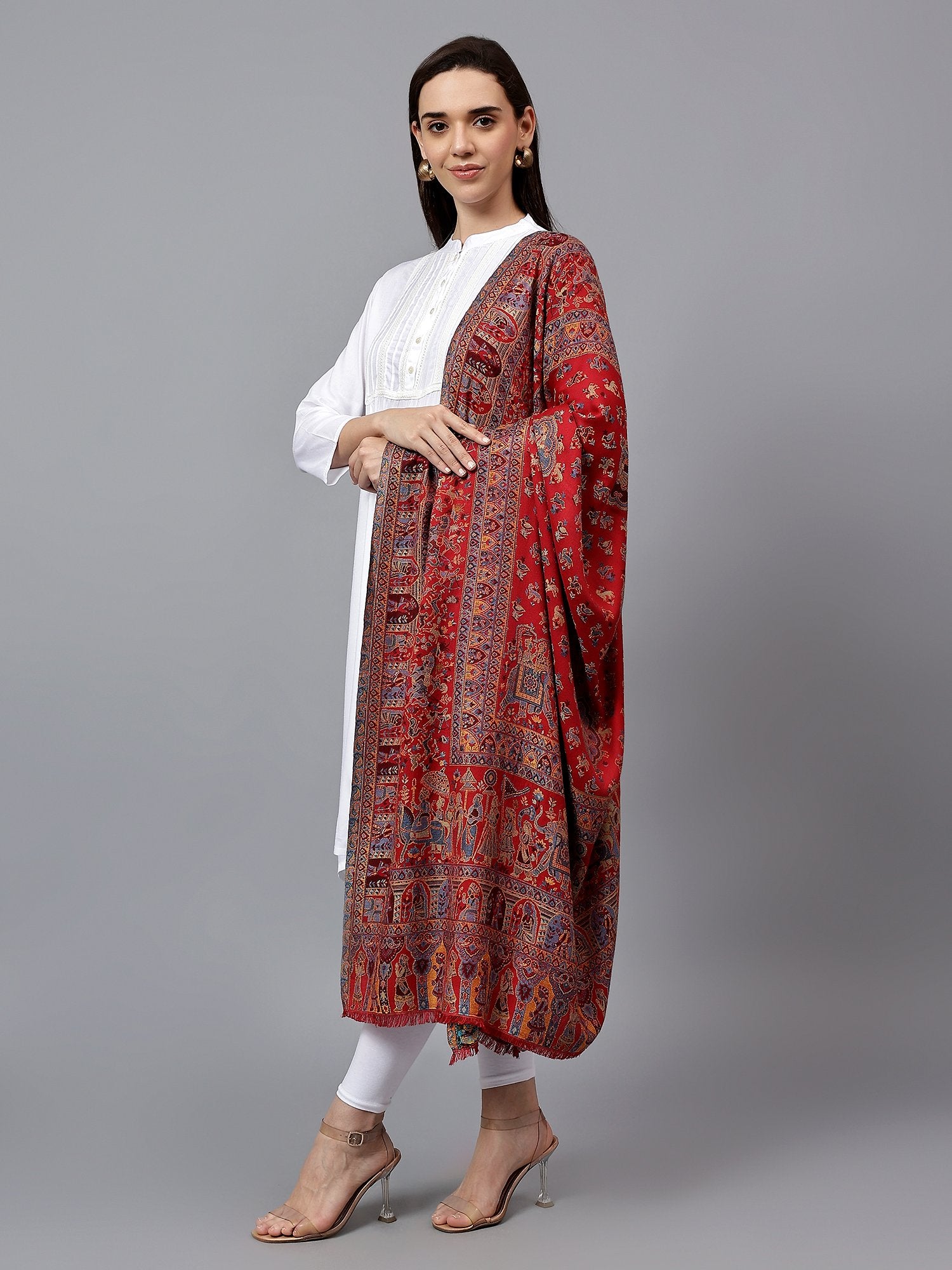 Women Fine Wool Shawl
