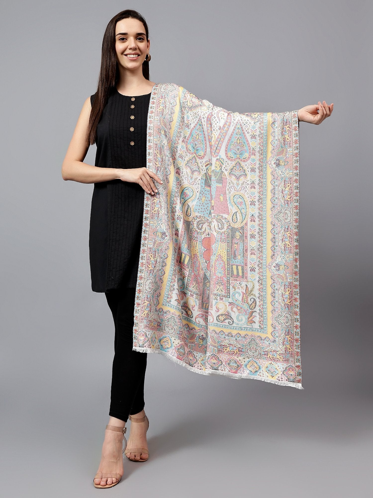 Women Fine Wool Shawl