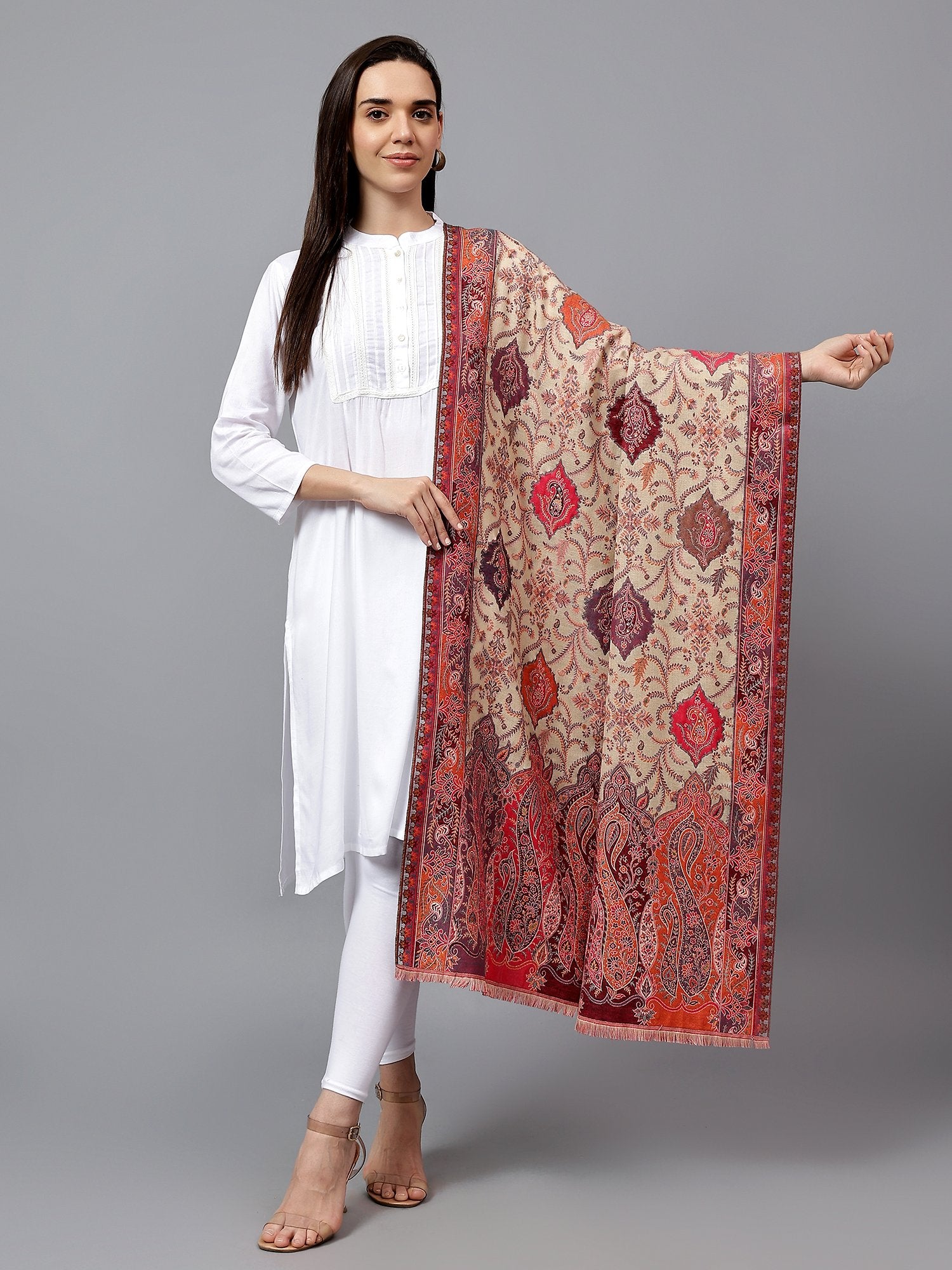 Women Fine Wool Shawl