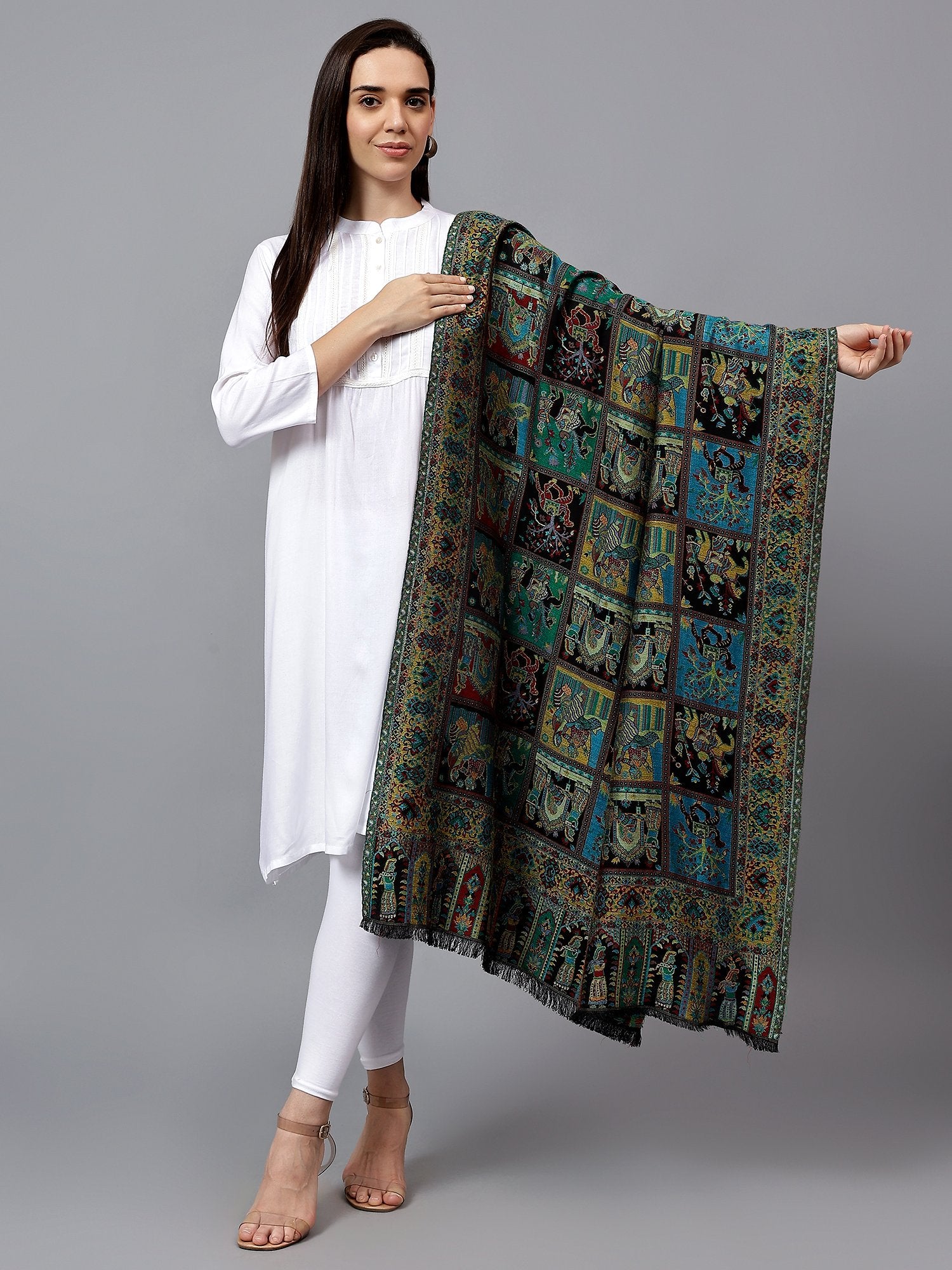Women Fine Wool Shawl