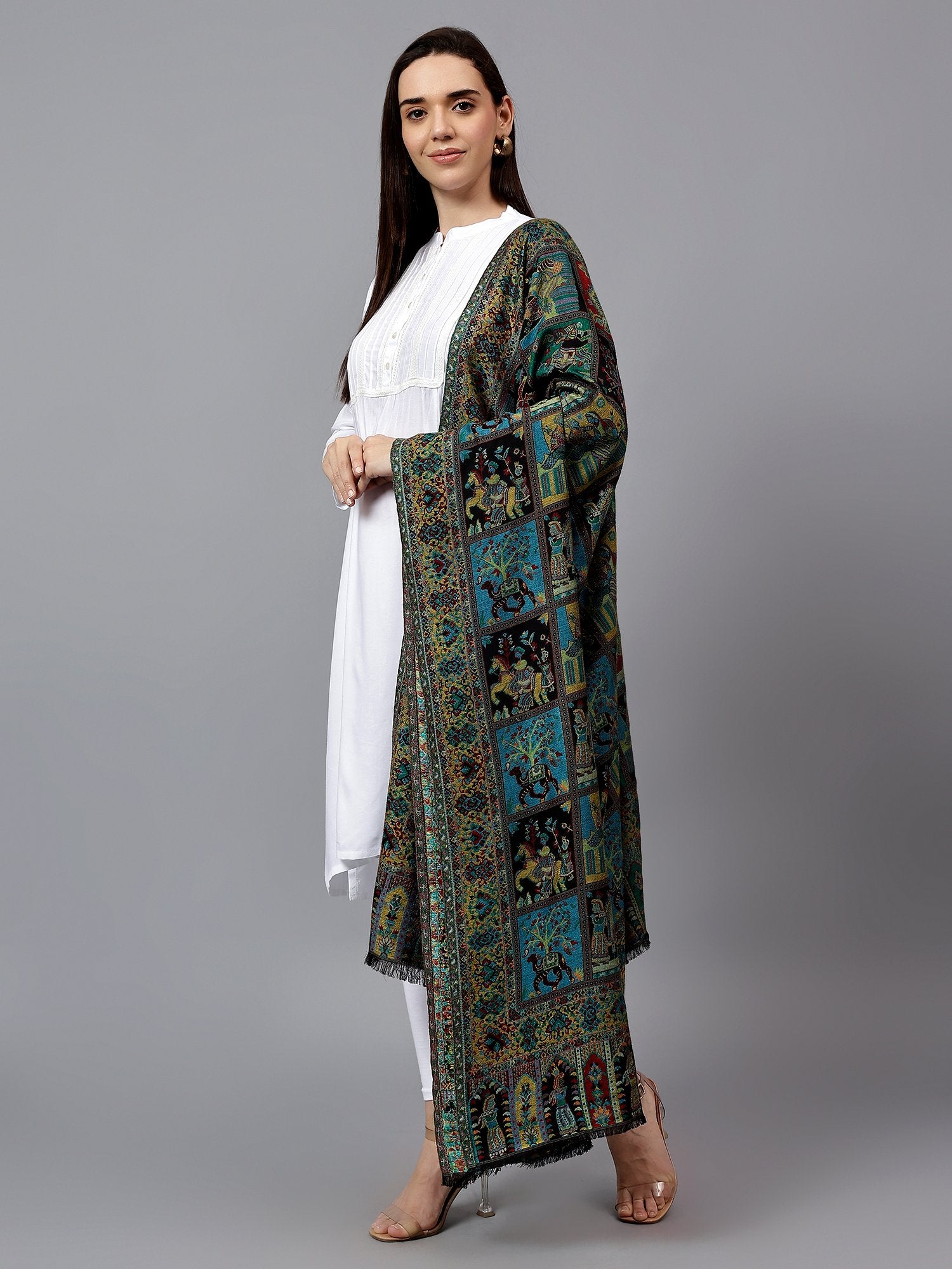 Women Fine Wool Shawl