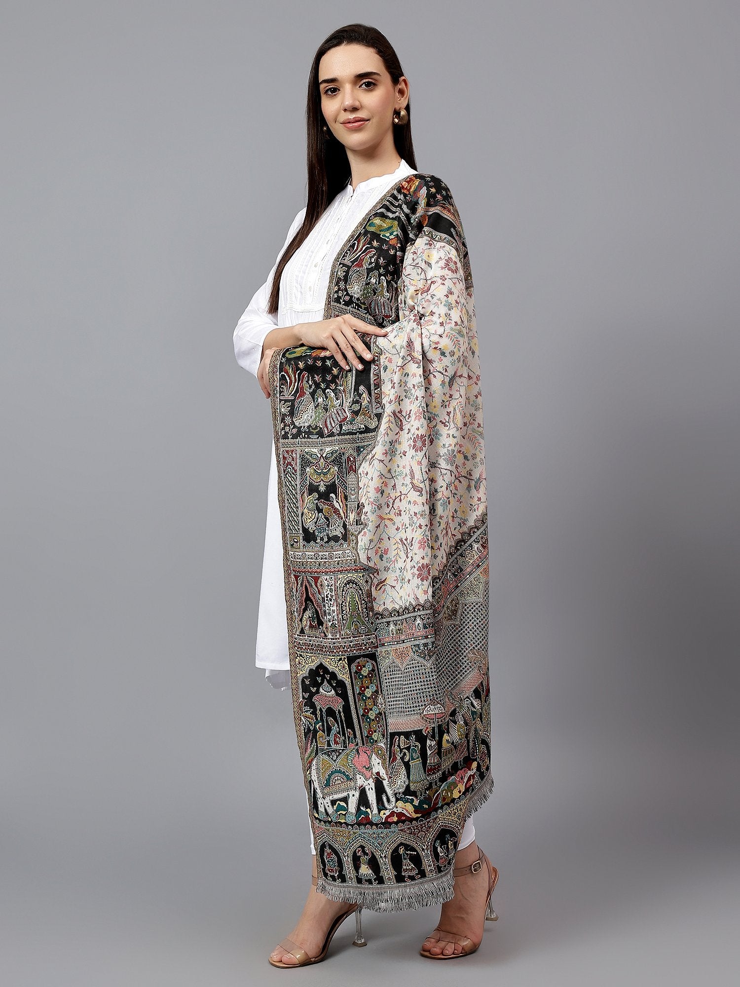 Women Fine Wool Shawl