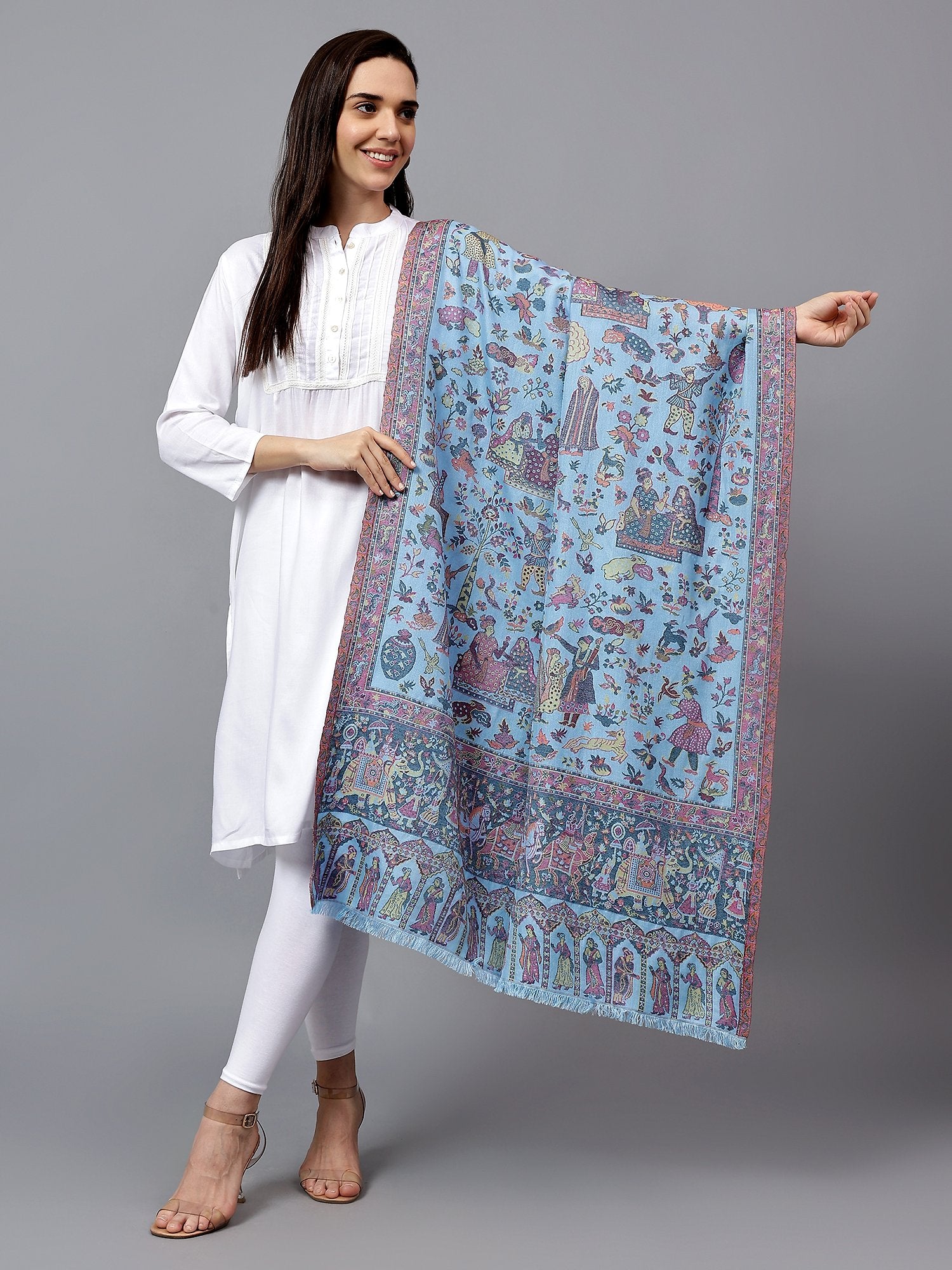 Women Fine Wool Shawl