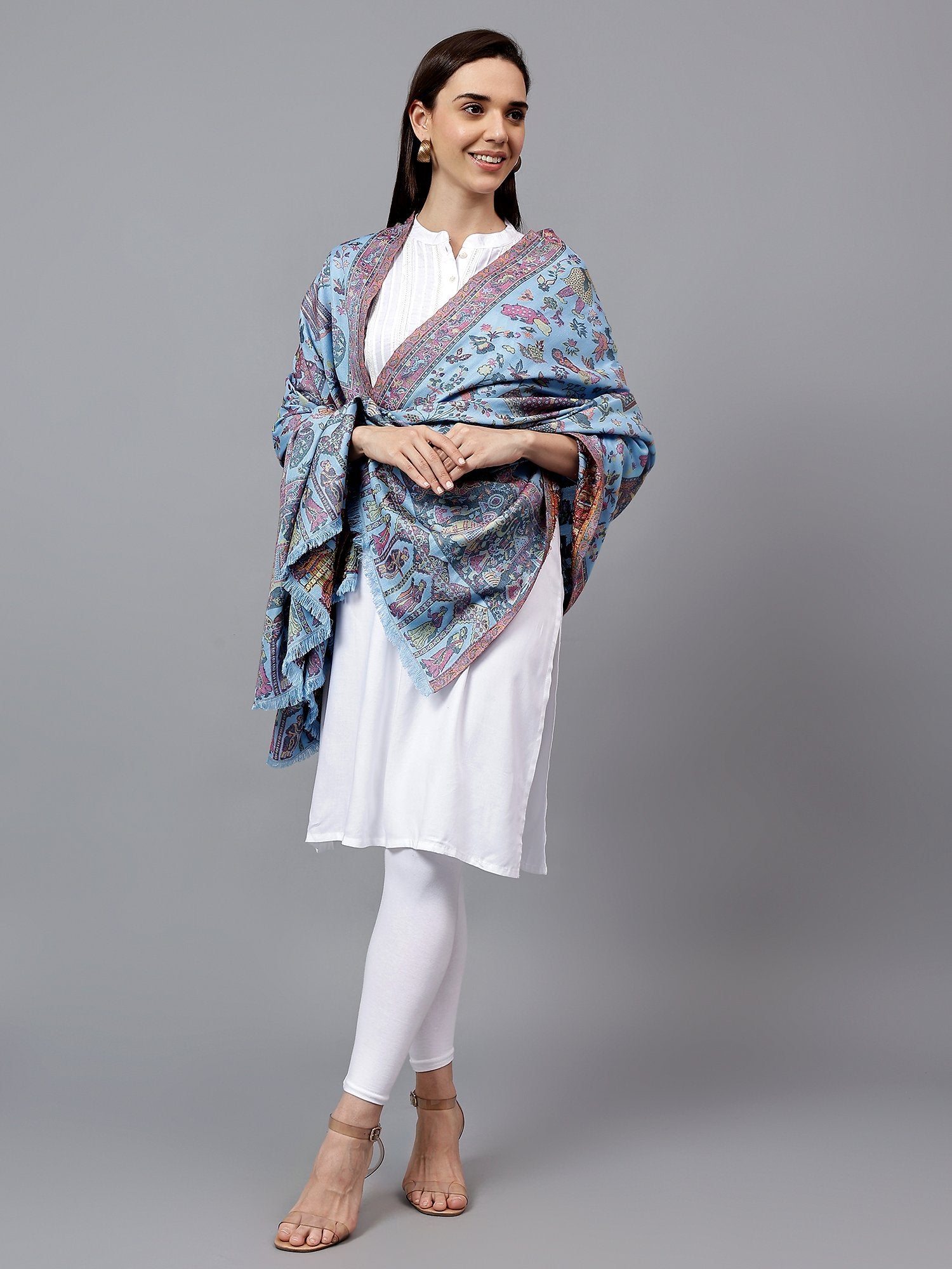 Women Fine Wool Shawl