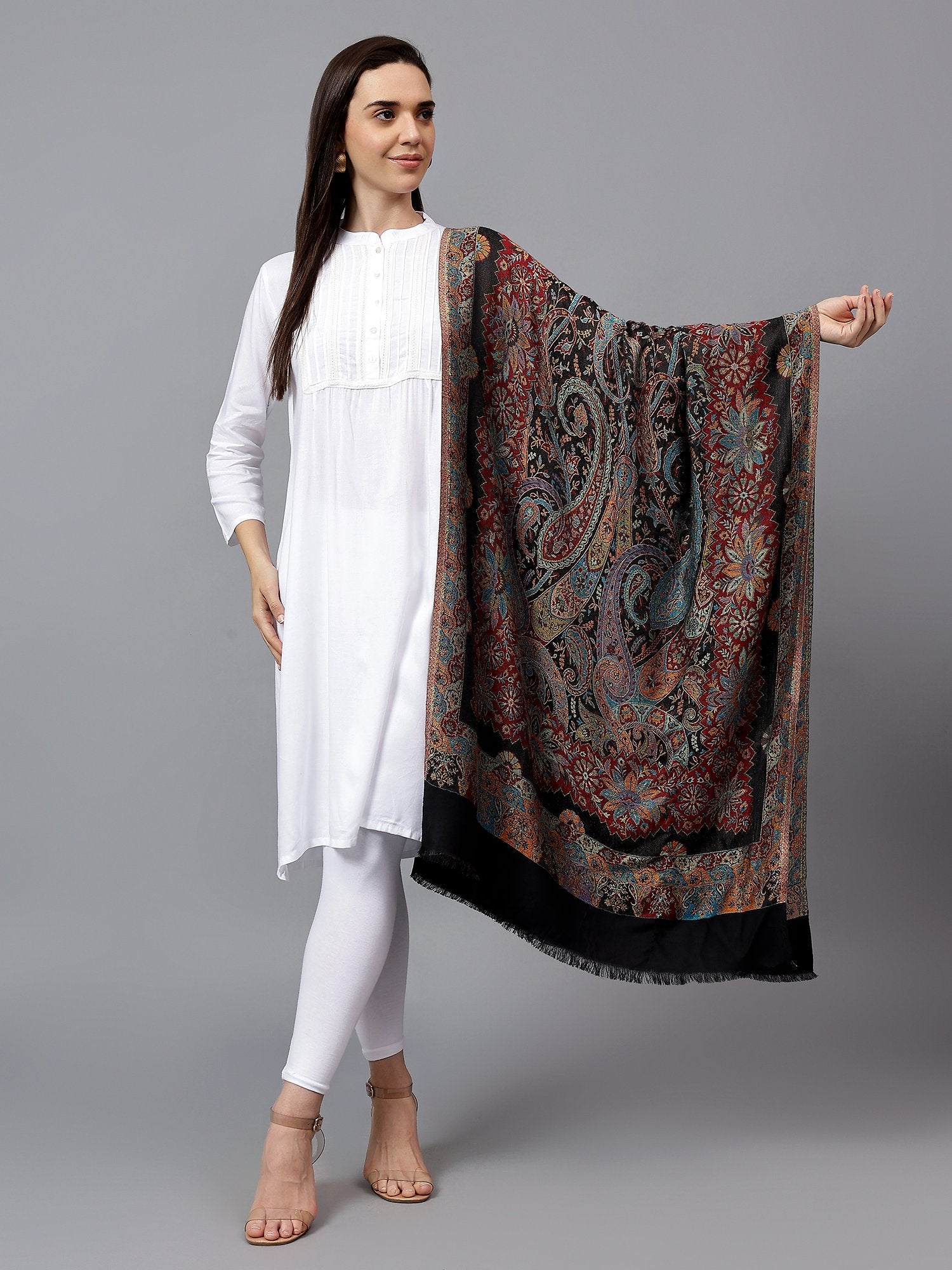 Women Fine Wool Stole