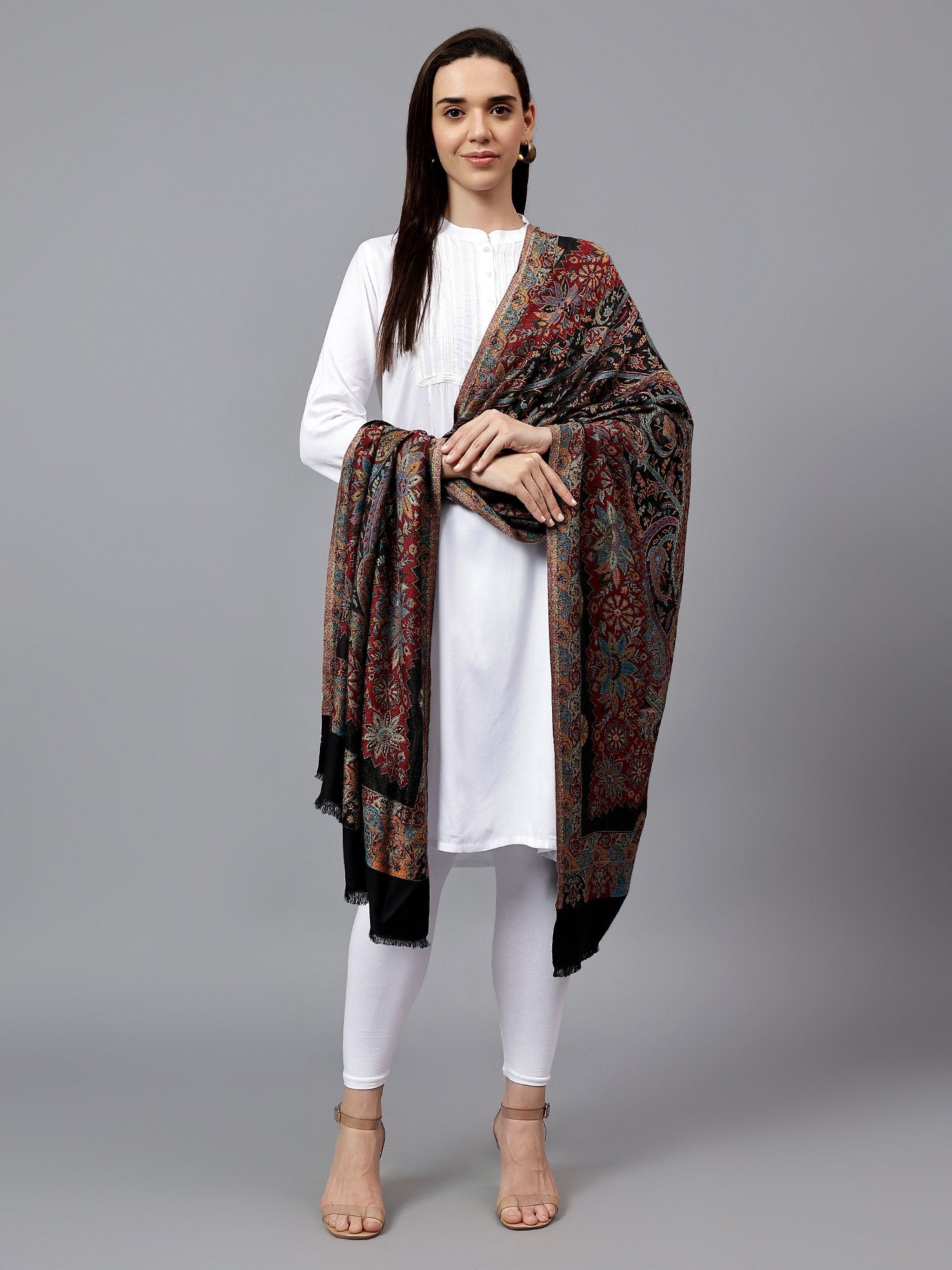 Women Fine Wool Stole