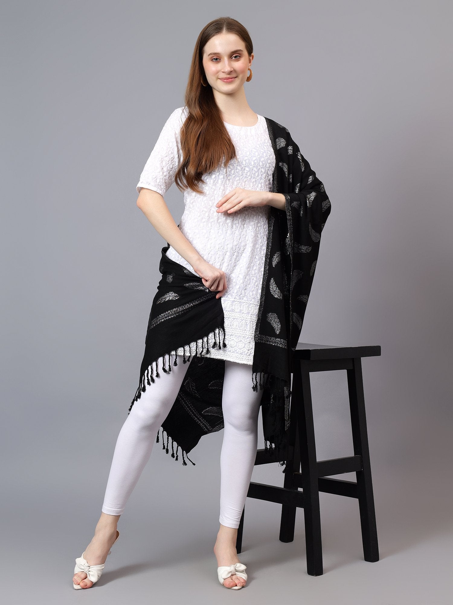 Women Fine Wool Stole