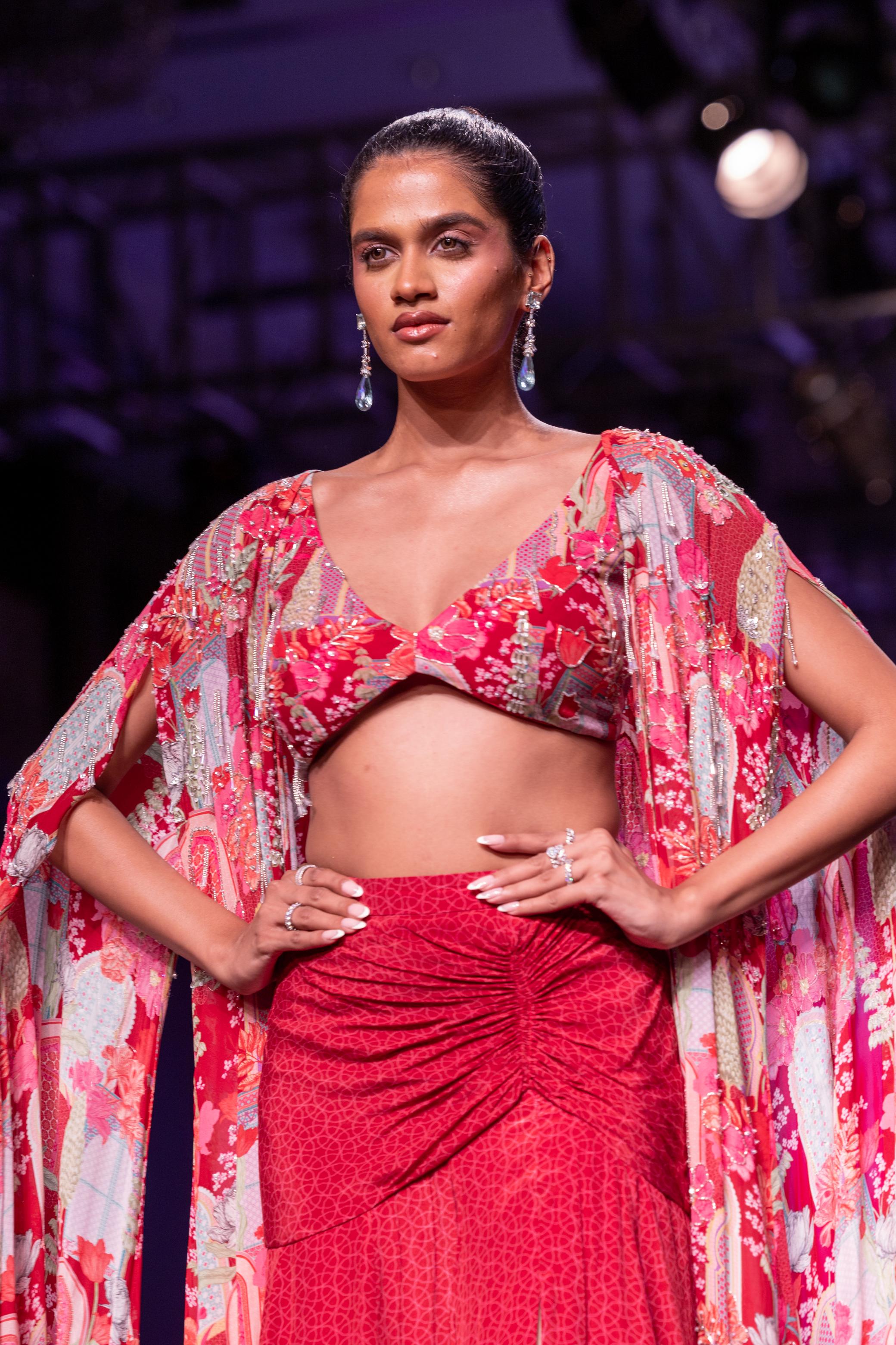 Maroon Lehenga Set
