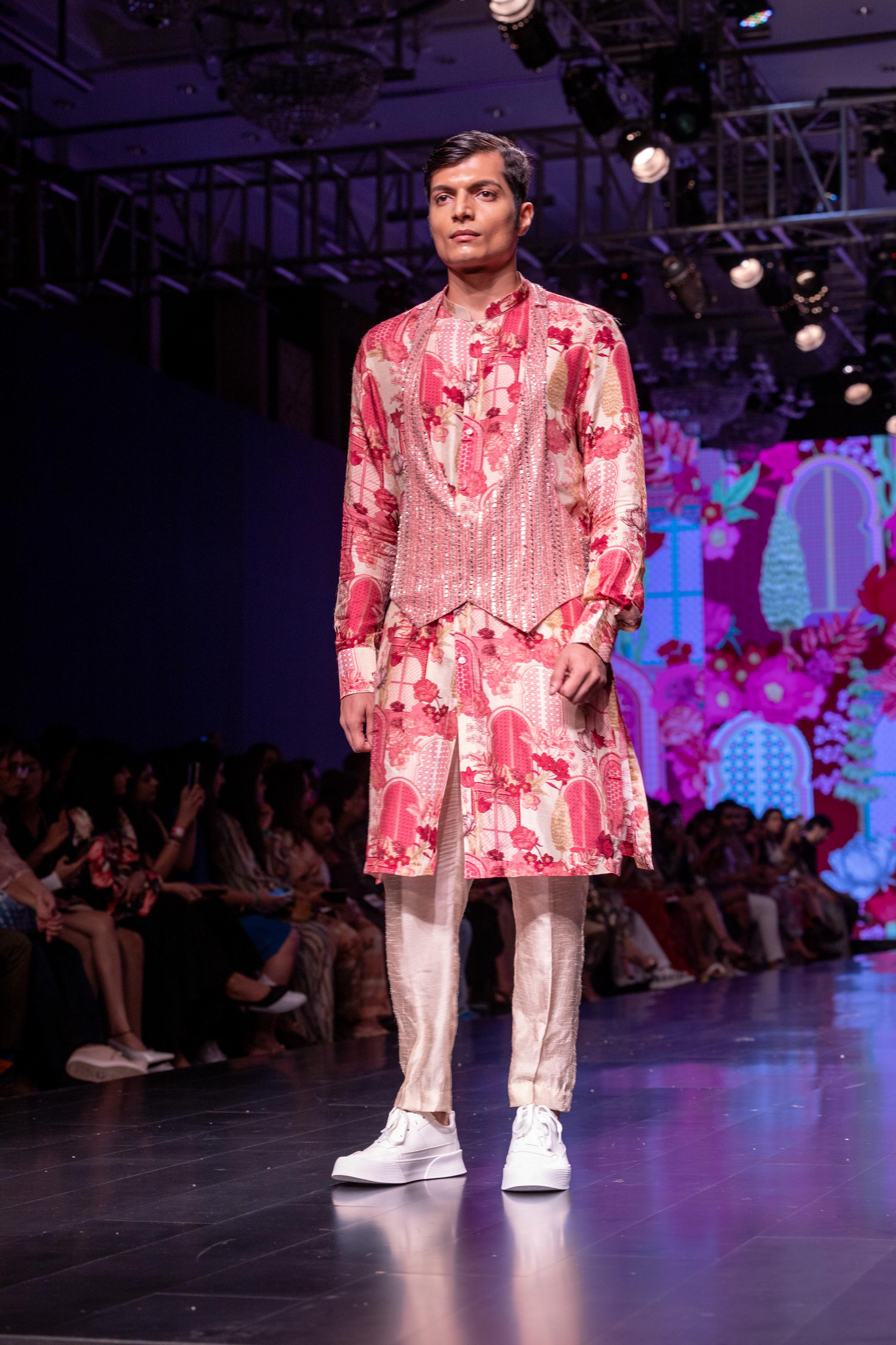 Maroon Kurta Set