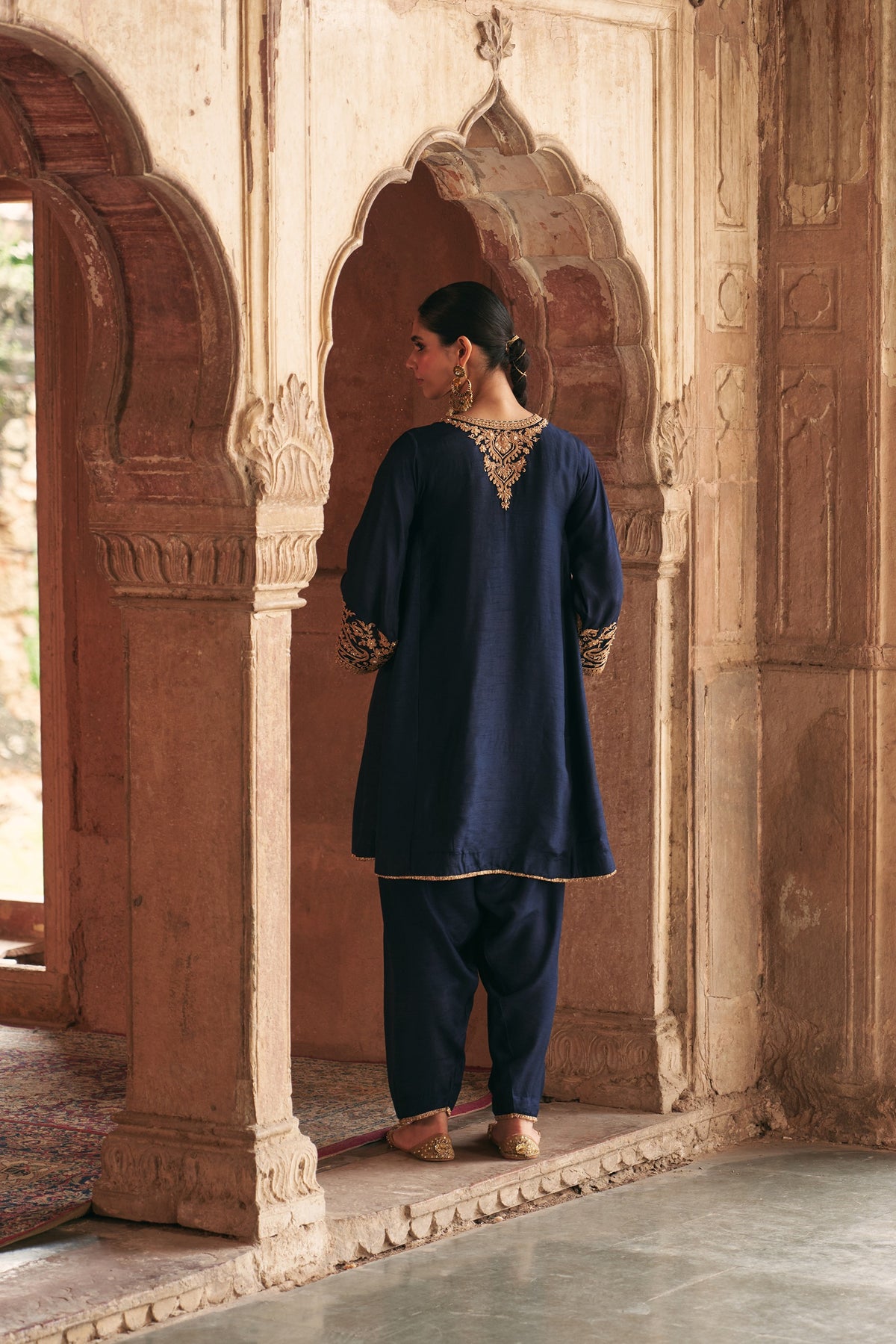 Marwa-Short Chauga With Salwar