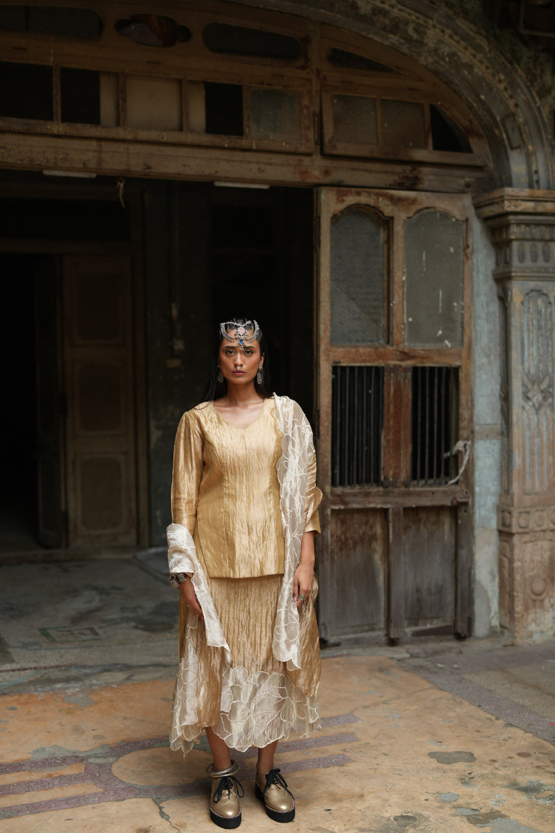 Meher - Top, skirt & scarf set