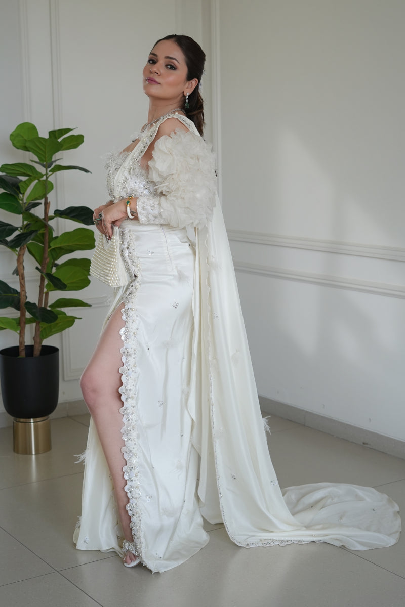 Pre- Drape Saree ,Slit Saree , Fusion, Cocktail, Engagment, Destination,Drape