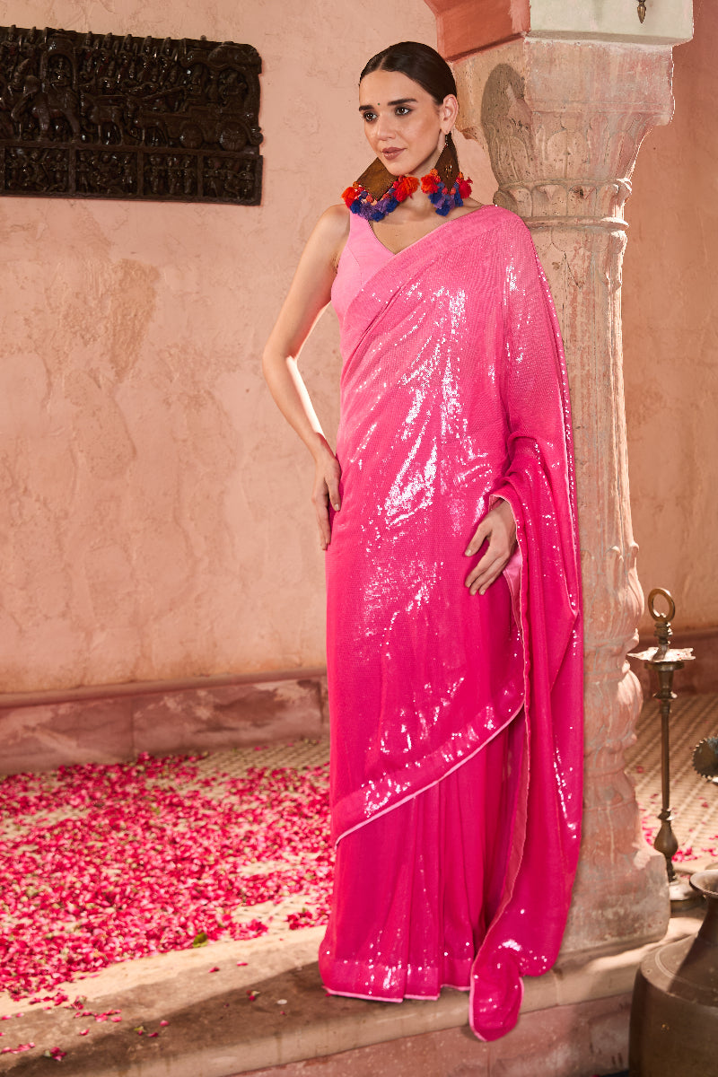 Sitara Saree -Pink