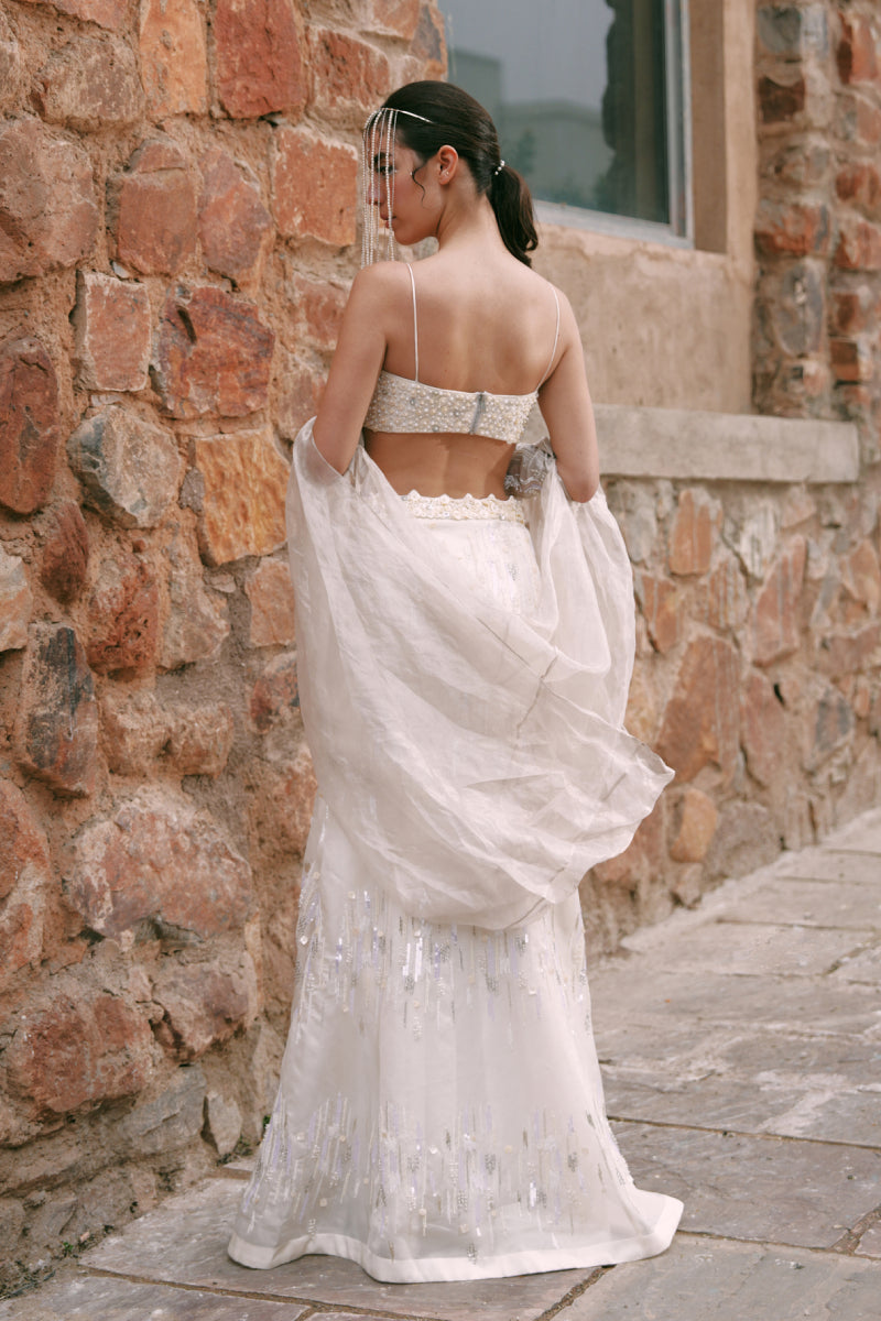 Fishcut Cape Lehnga Set