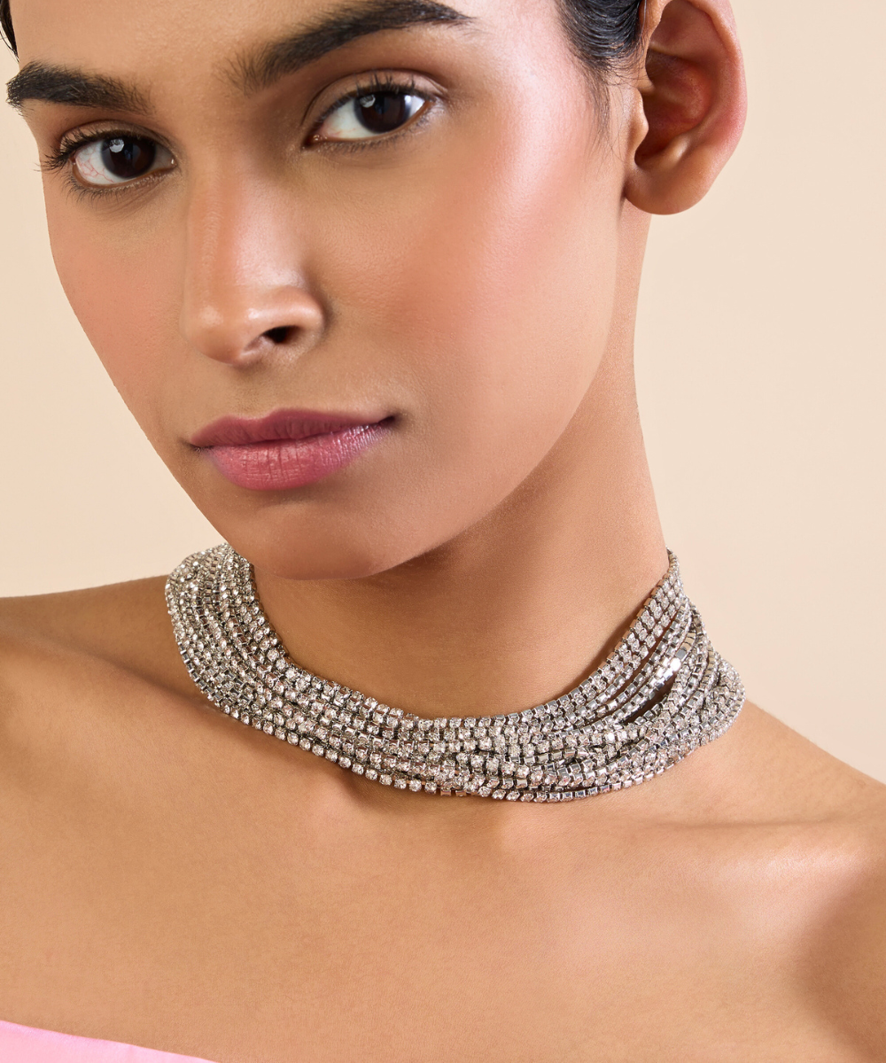 Midnight Party Layered Choker