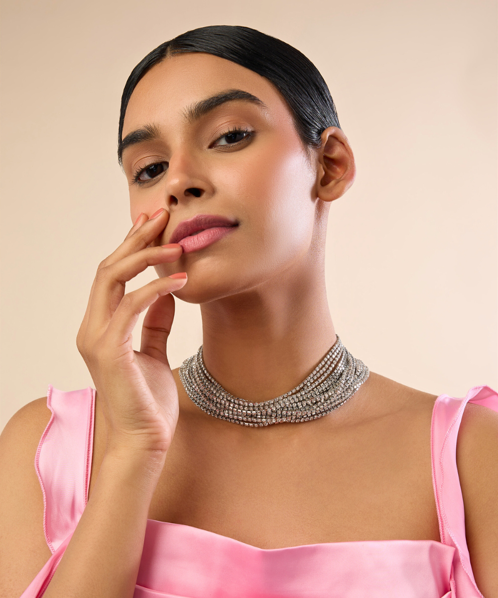 Midnight Party Layered Choker
