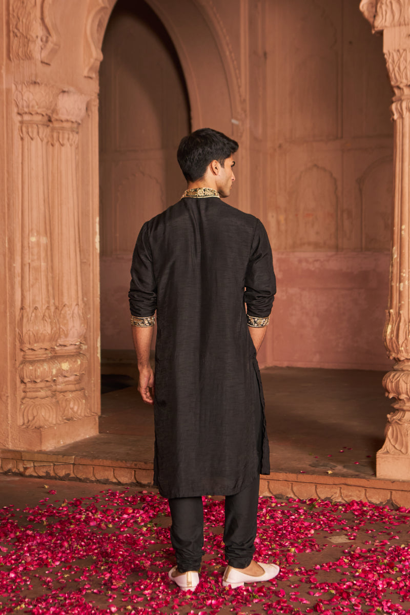 Black Kurta Set