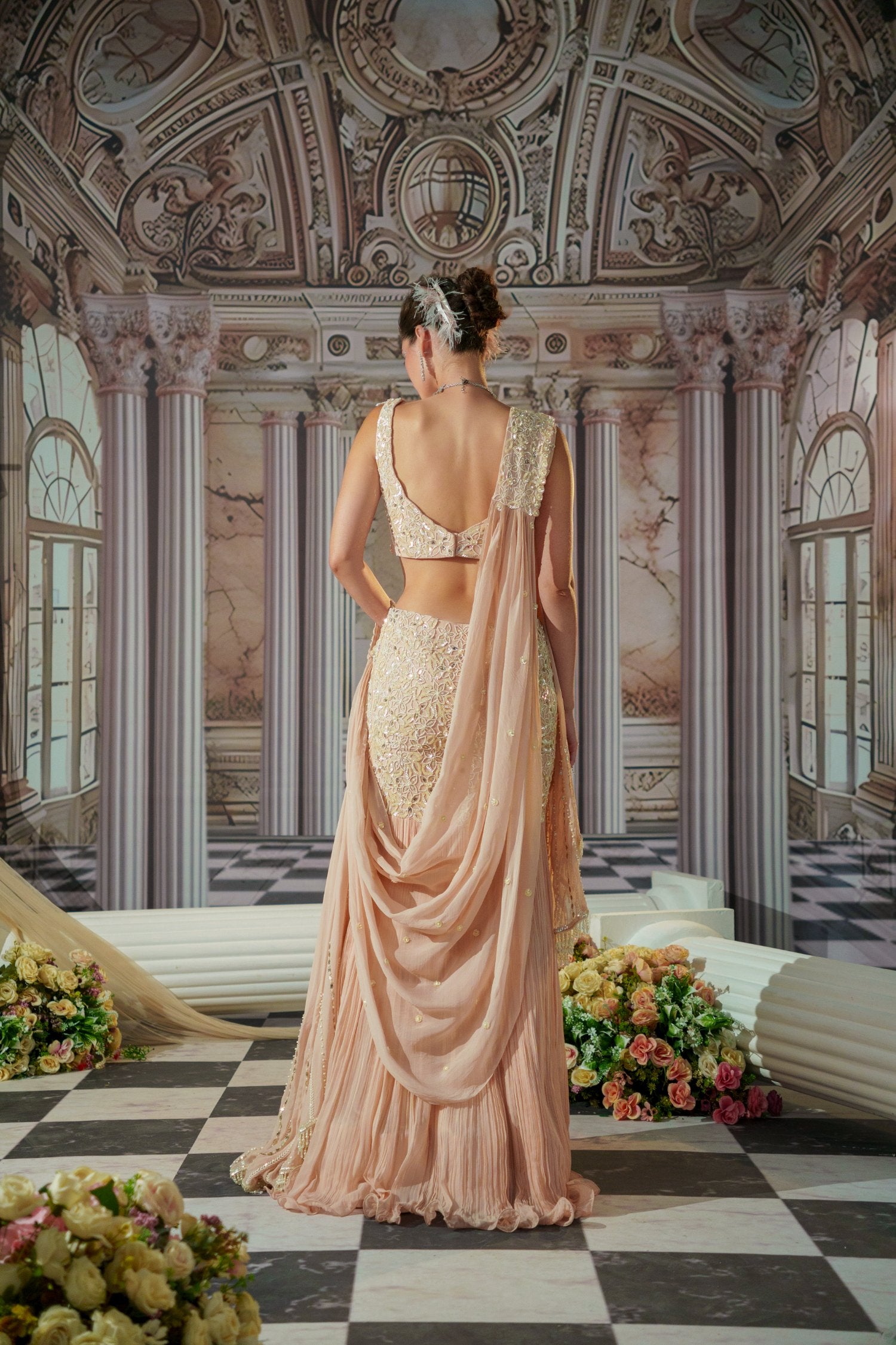 Exquisite Rose Pink Lehenga Set