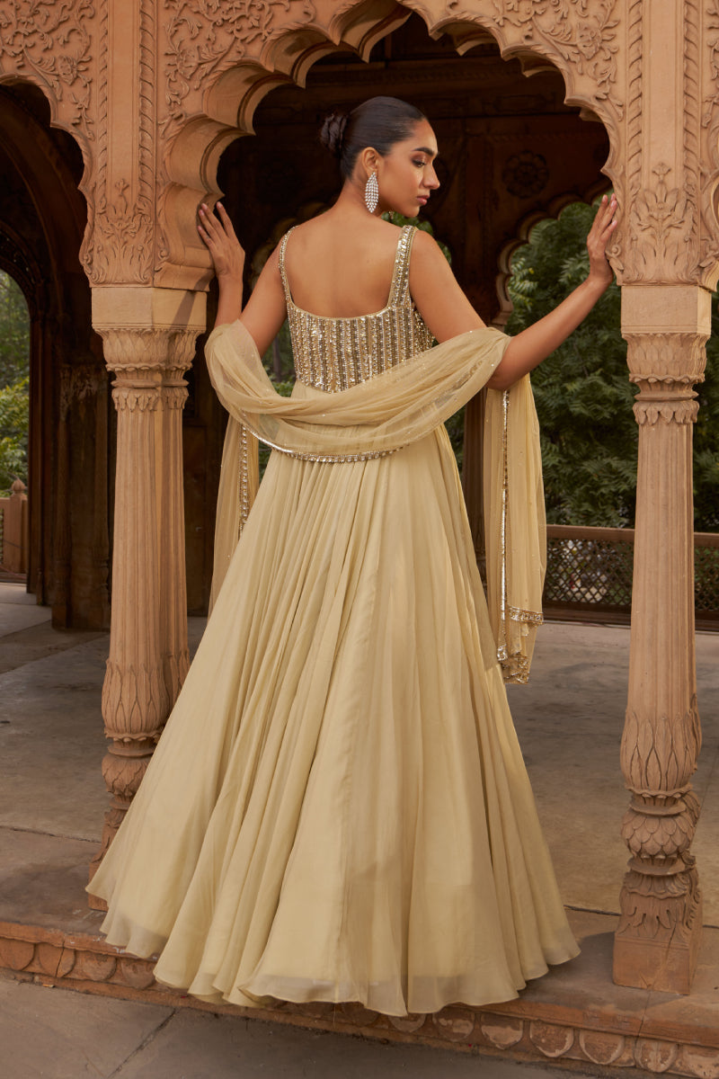 Jashnaa Sunheri Gown