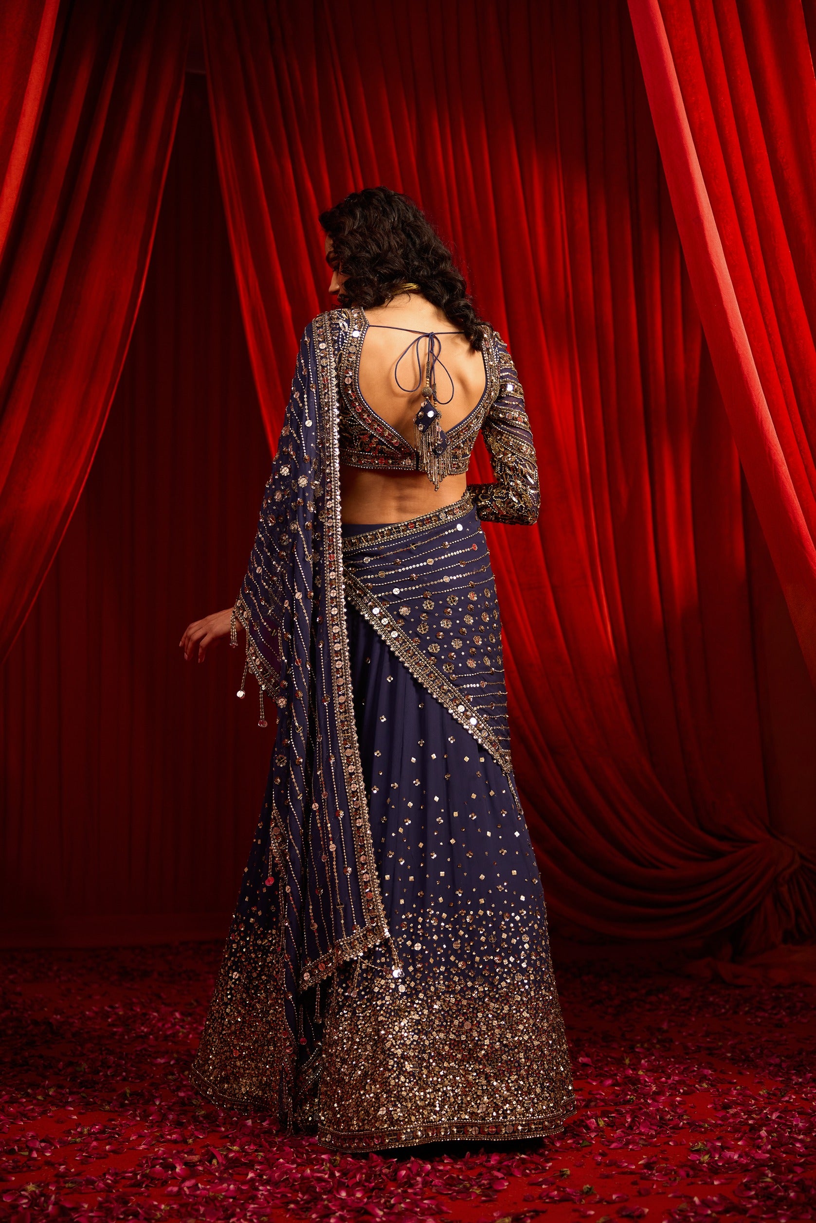 Neel Kamal Lehenga Saree Set
