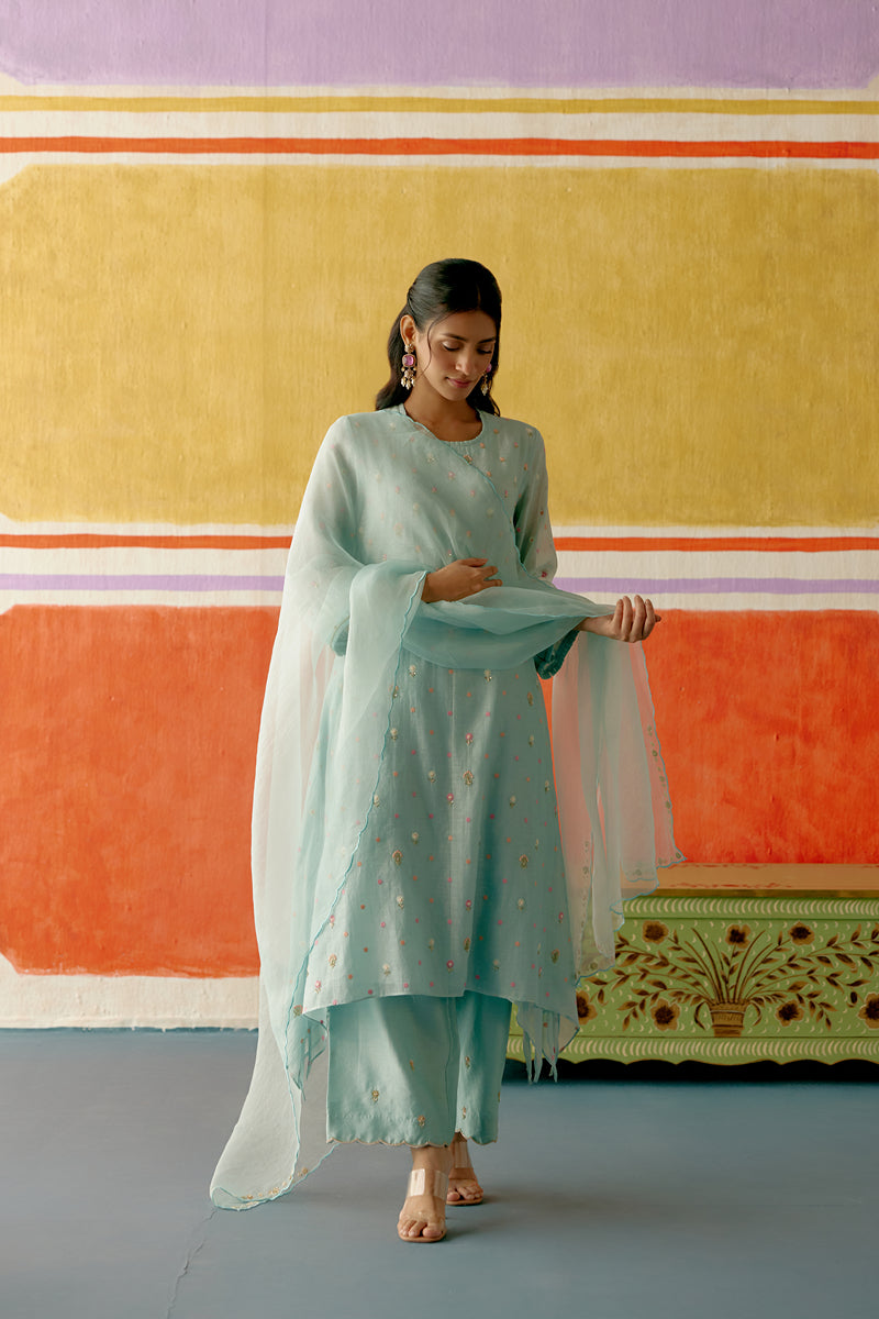 Neelam Frill Long Kurta Set