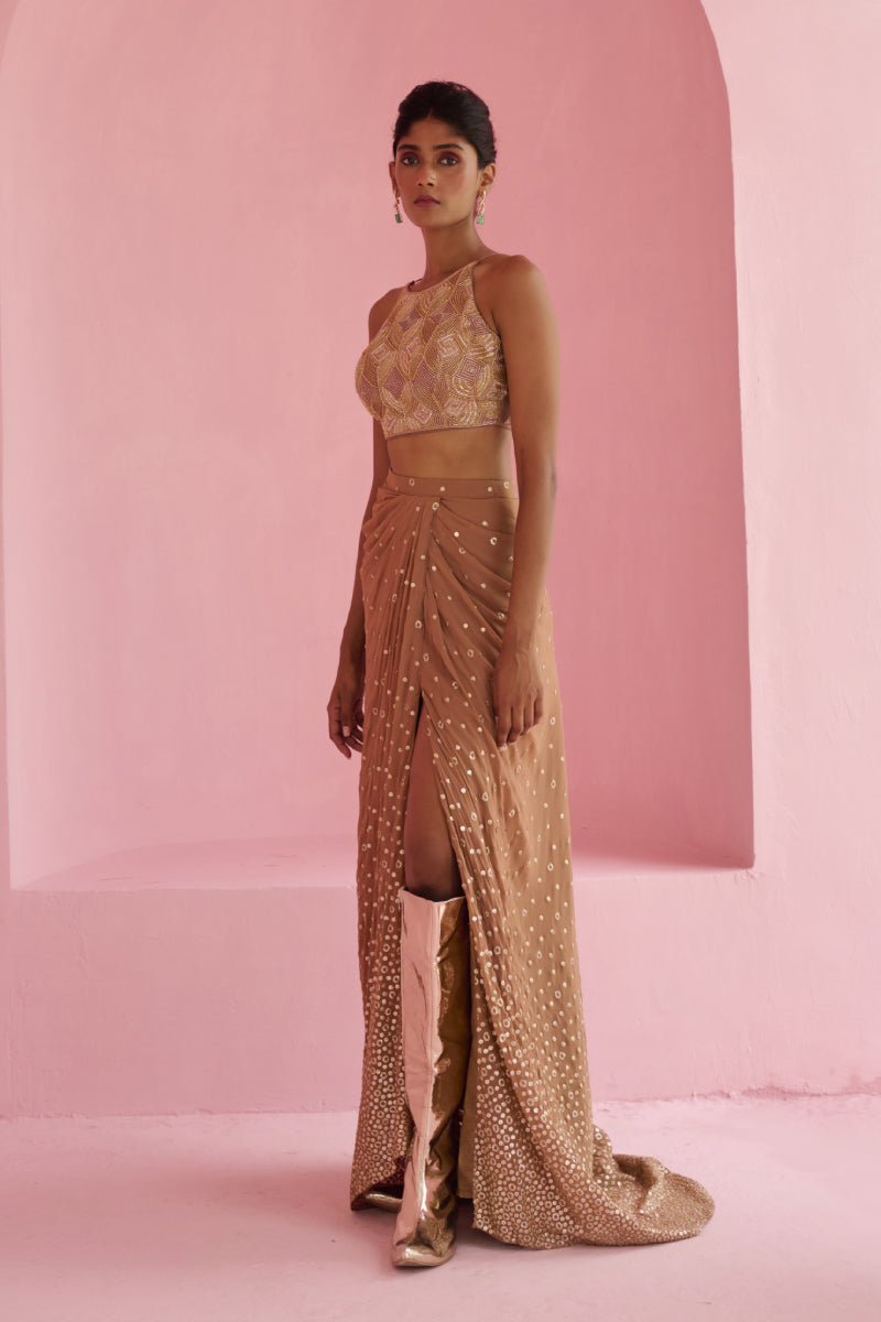 NOOR SLIT SKIRT