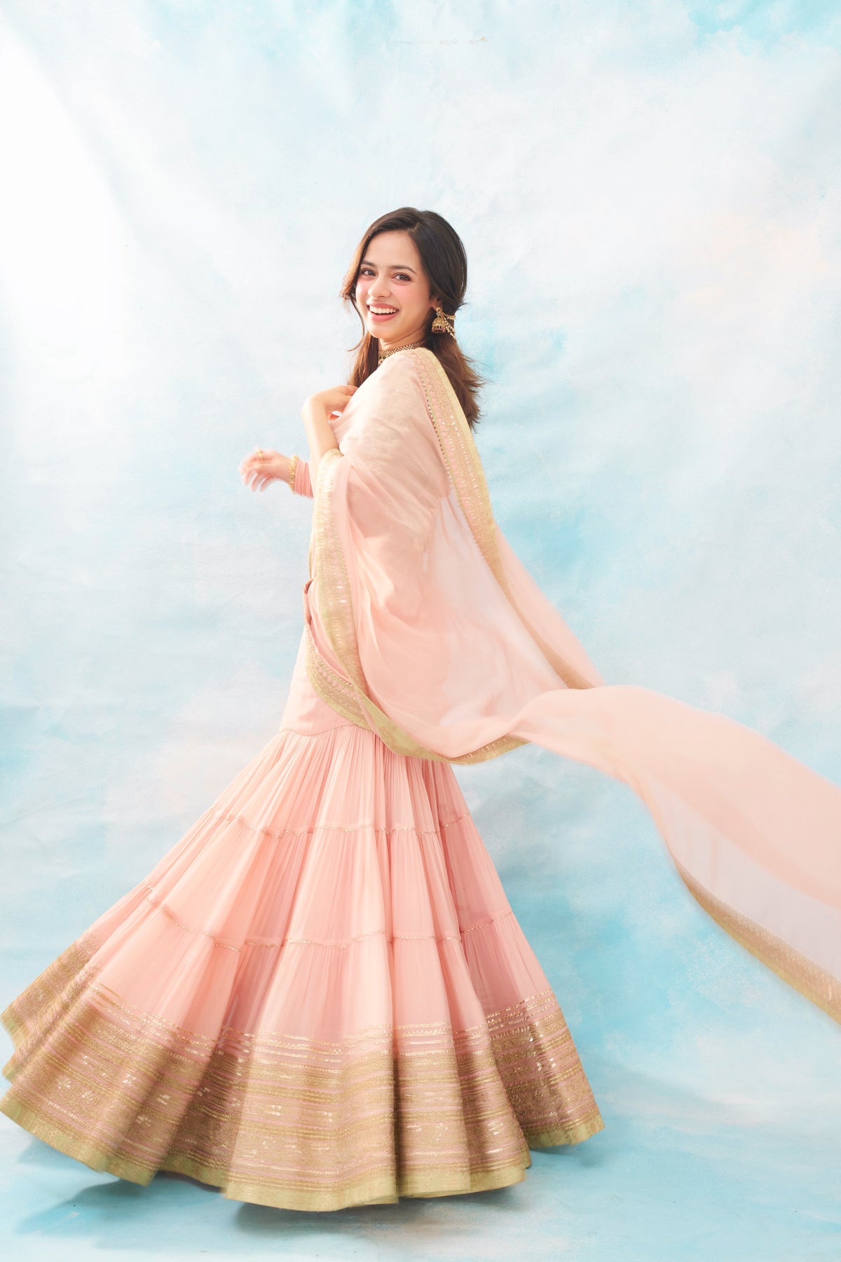 Nitanshi Goel in Iraaya Saree Set