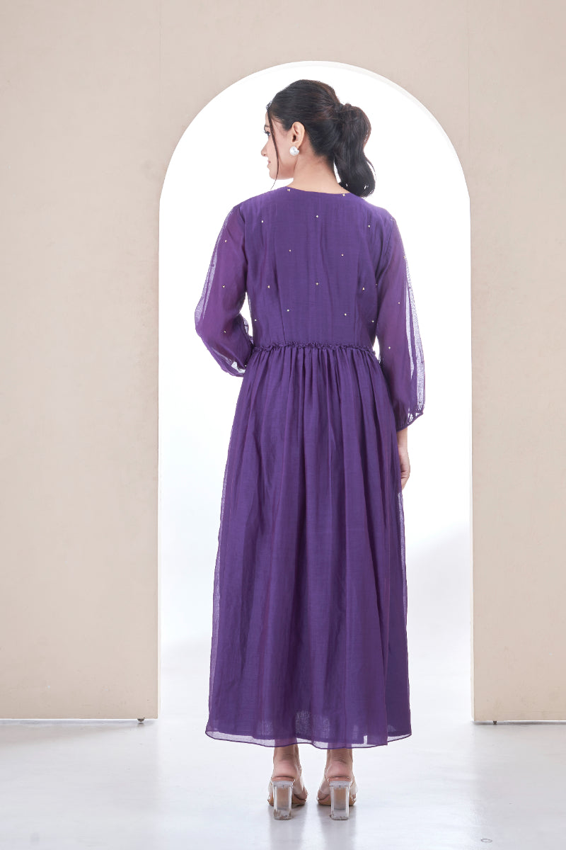 Purple Peony Dress