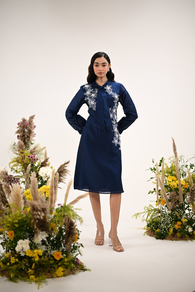 Navy Monochrome Muse dress
