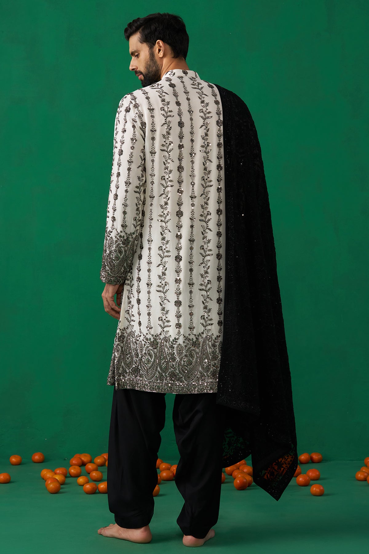 PAISLEY IVORY KURTA SET