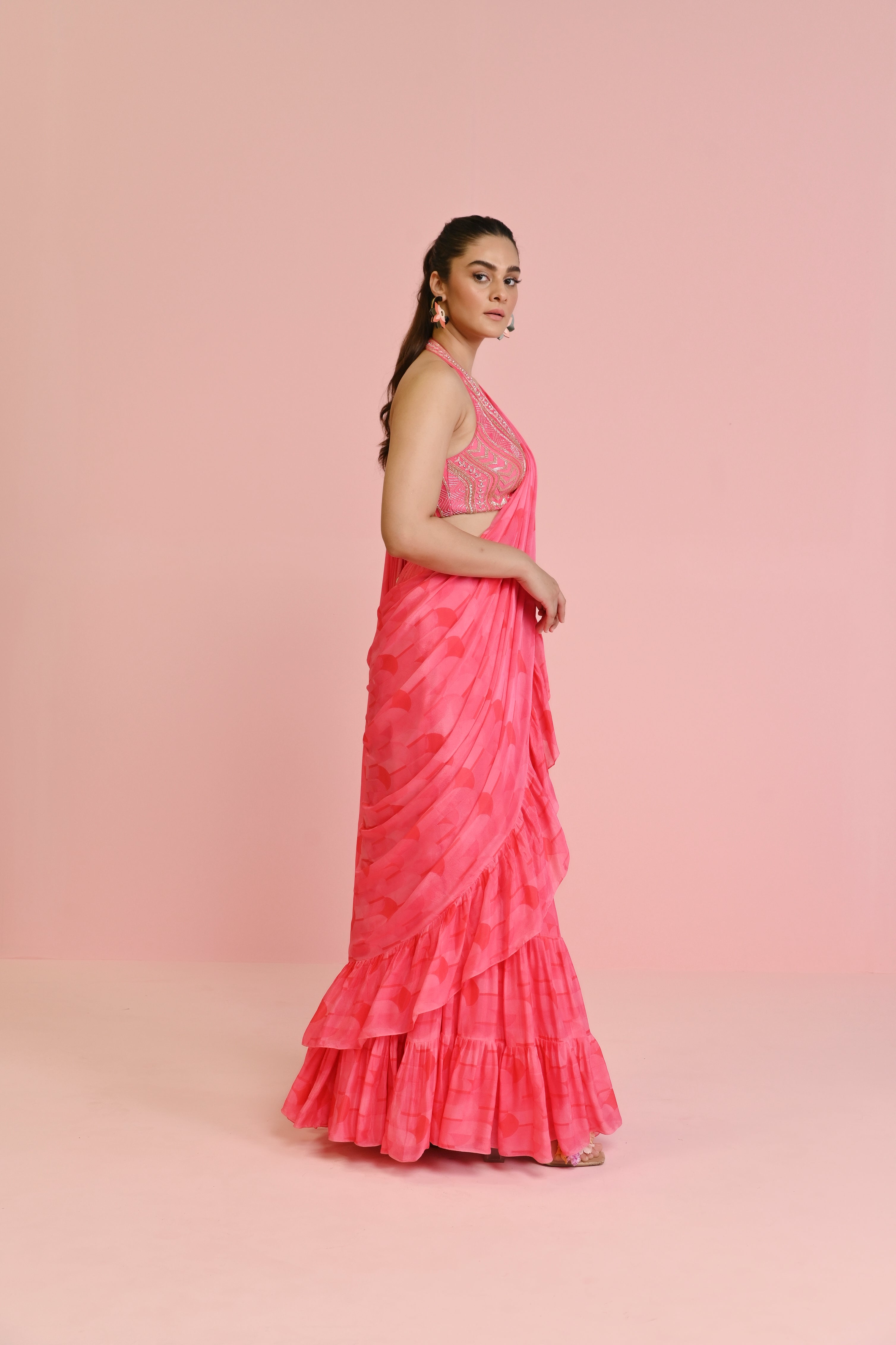 Lara Georgette Drape Saree