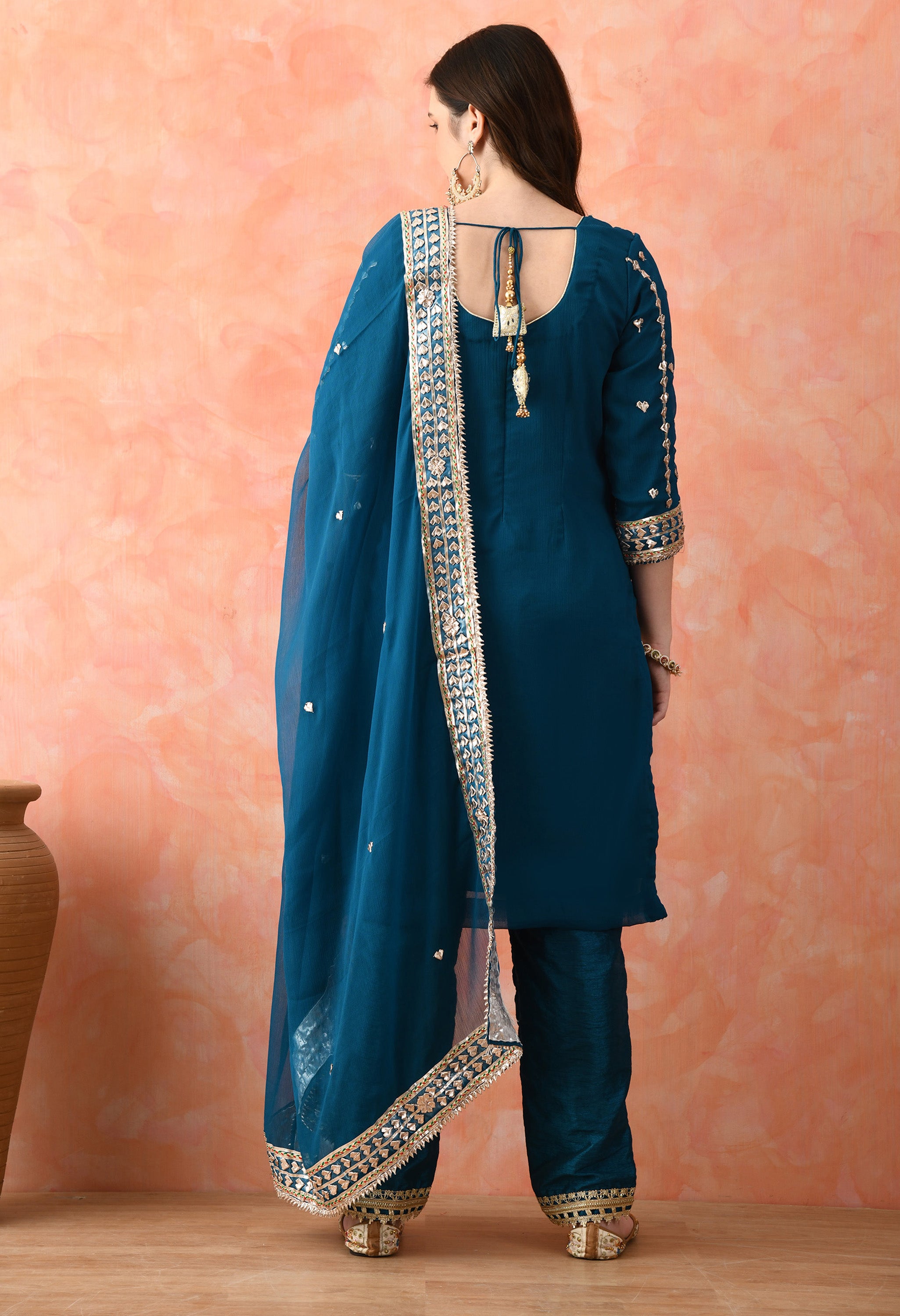 Green Kurta Set