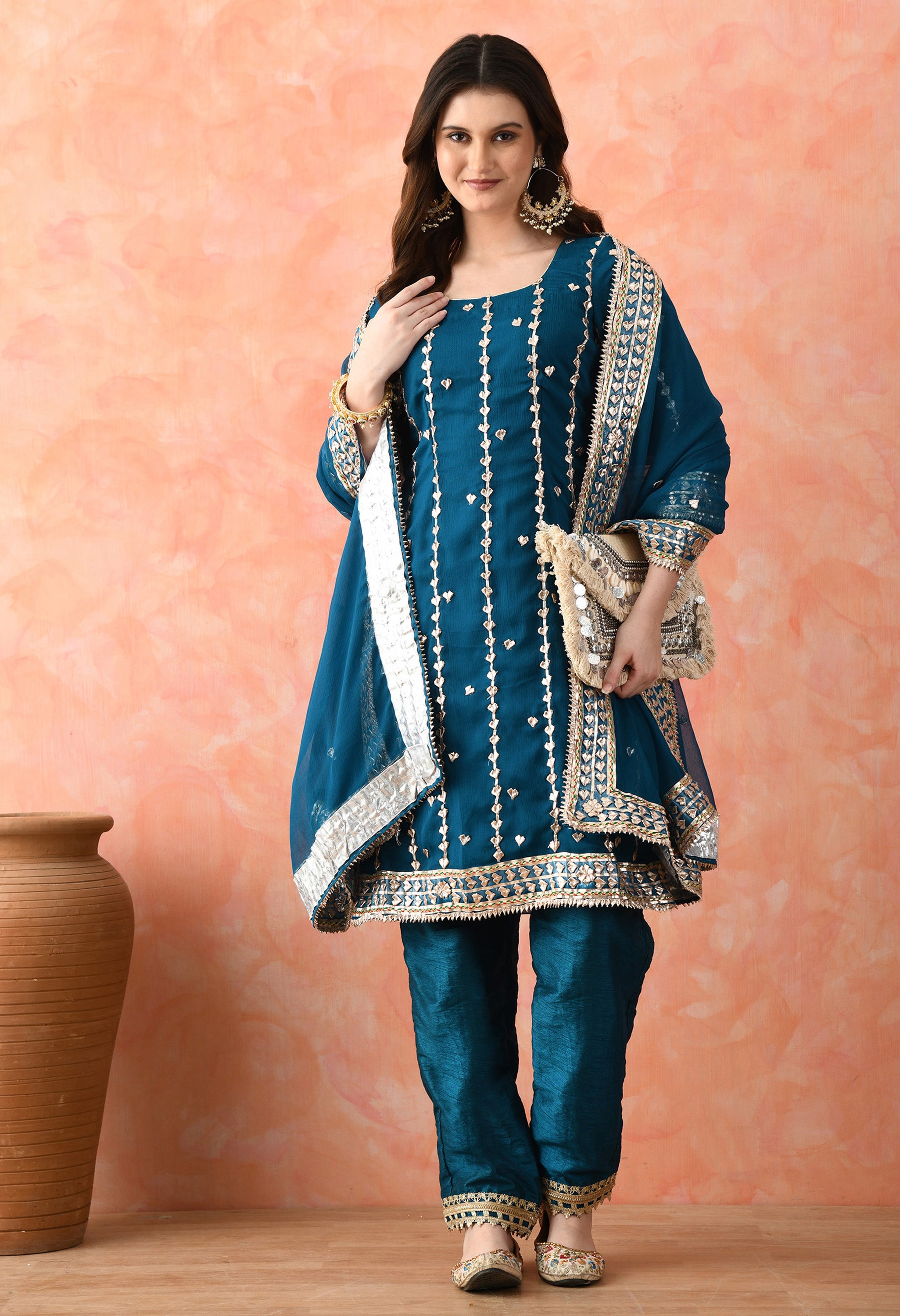 Green Kurta Set