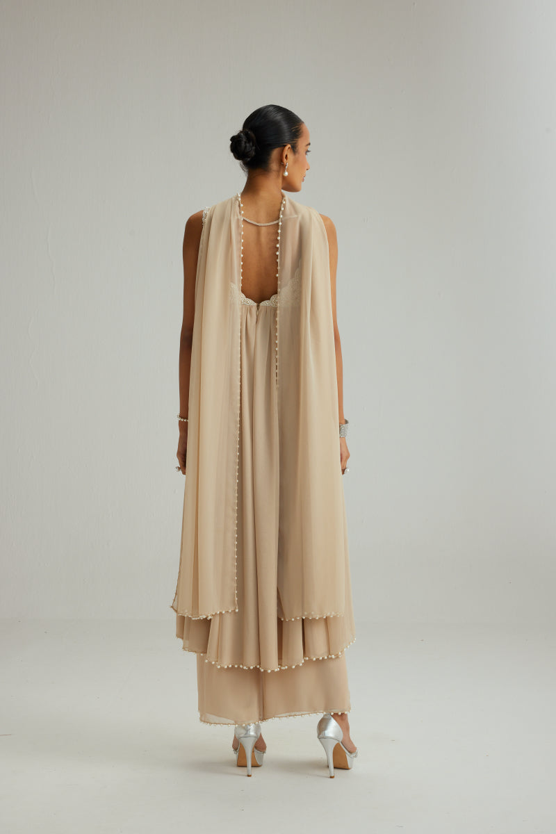 Light Beige Kurta Set