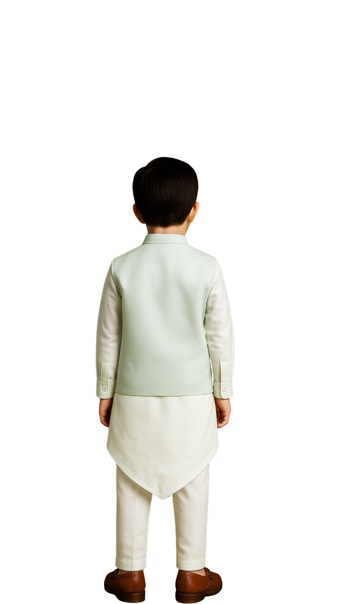 Vistara Light Beige Nehru Jacket