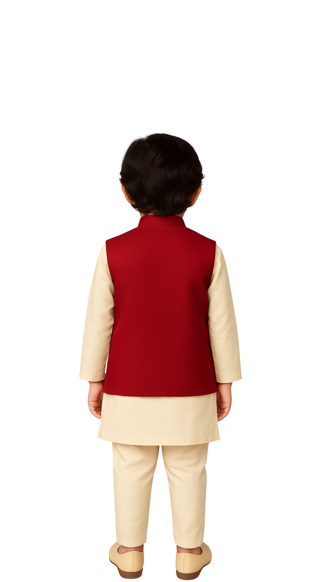 Baal Rajwada Red Nehru Jacket
