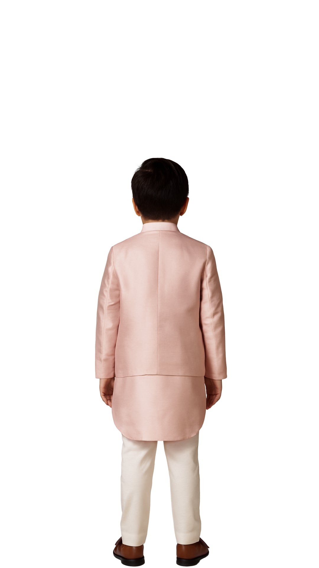 Mewar Vaayu Blush Pink Nehru Jacket