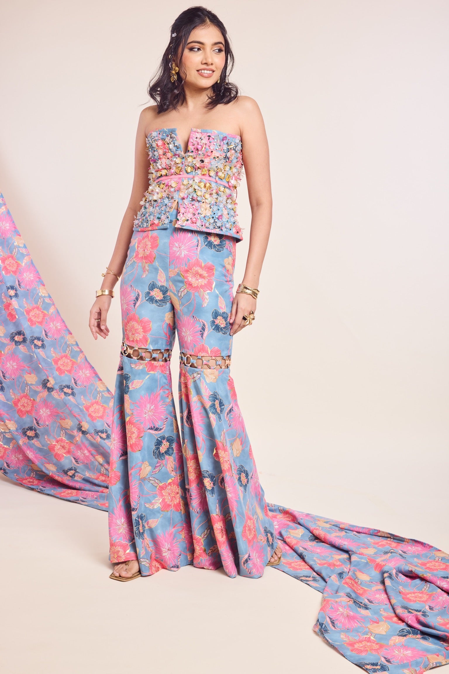 OTT Corset with Sharara