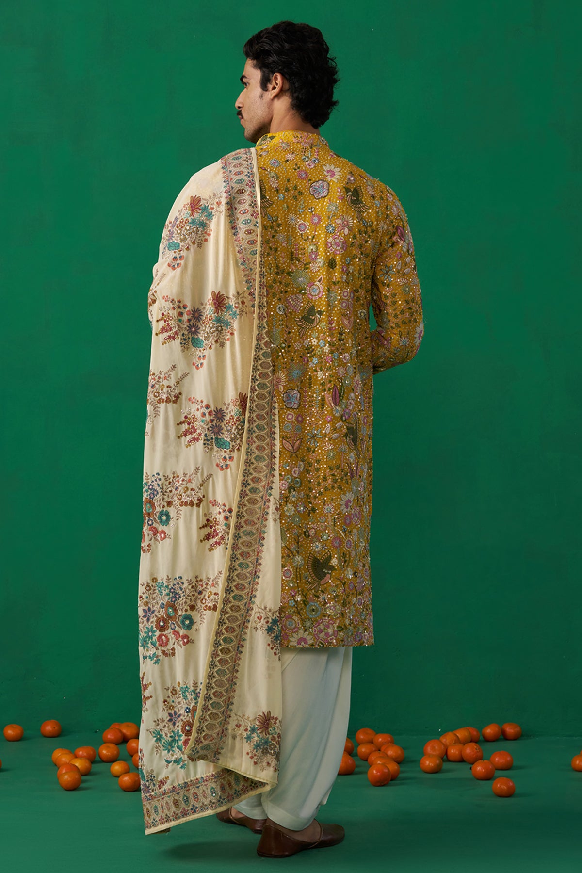 POOLPANKH HALDI KURTA SET
