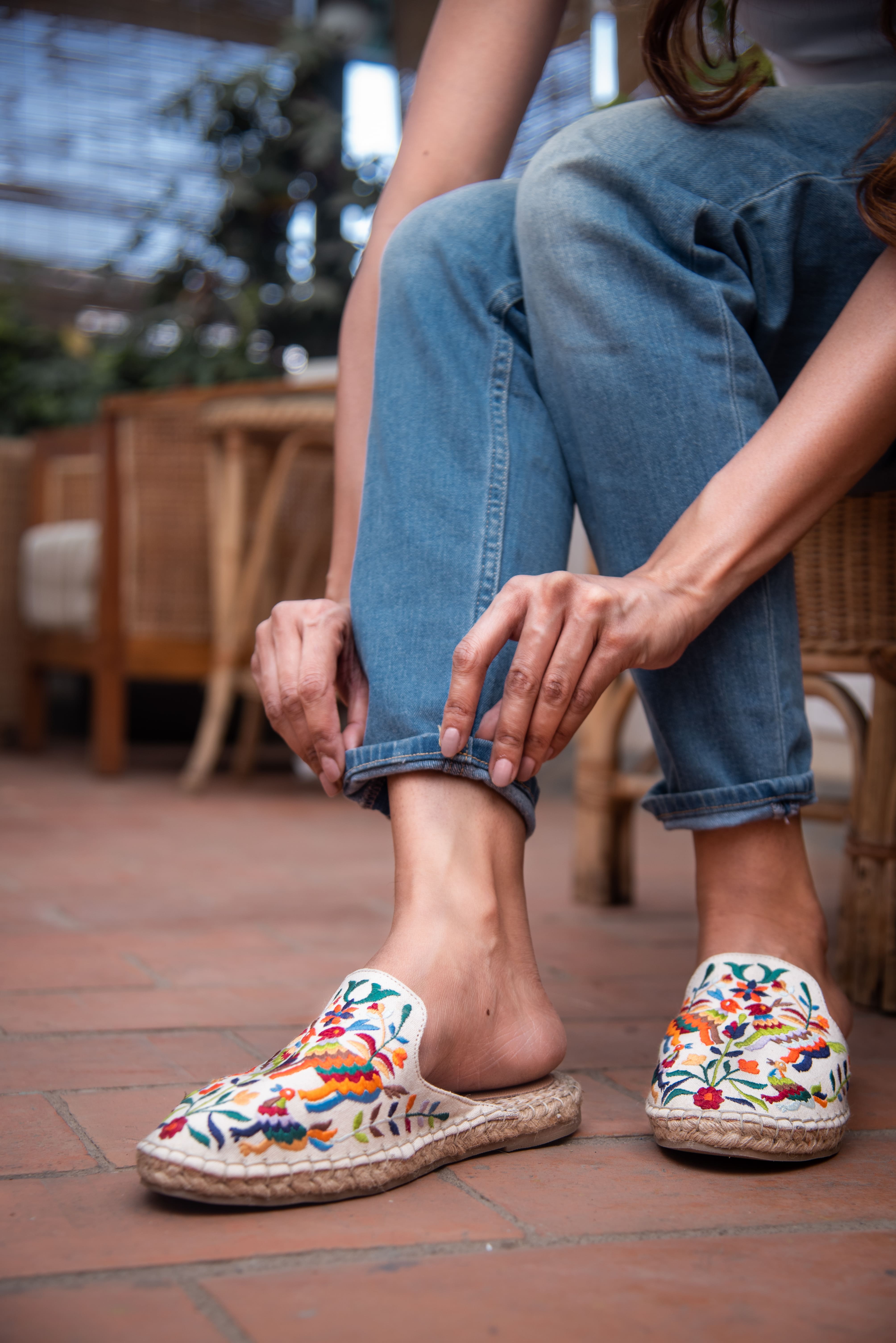 NON-SLIP DIEGO OFF WHITE ESPADRILLES